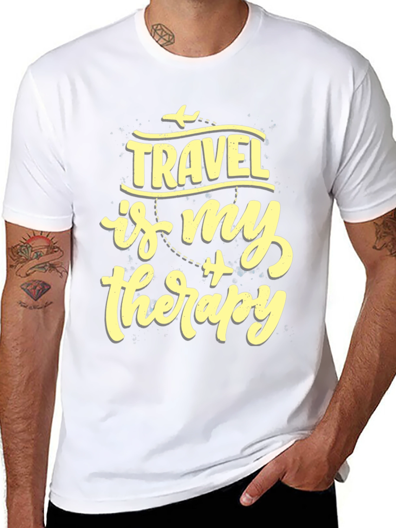 Travel is My Therapy Graphic T-Shirt