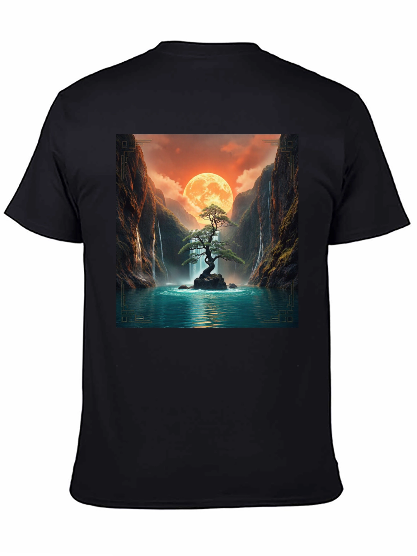 Zen Bonsai Tree T-Shirt - Meditative Design