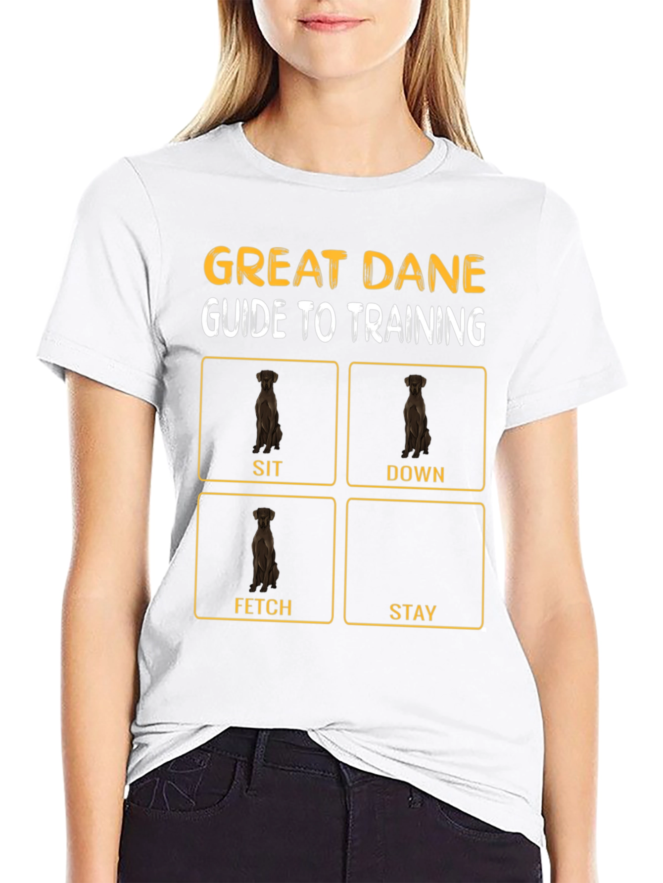 Great Dane Training Guide T-Shirt