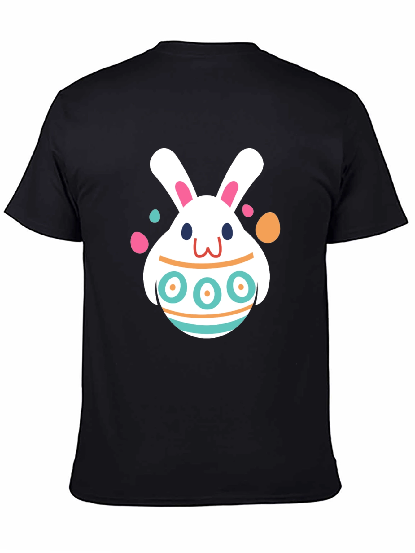 Easter Bunny Egg Black T-Shirt