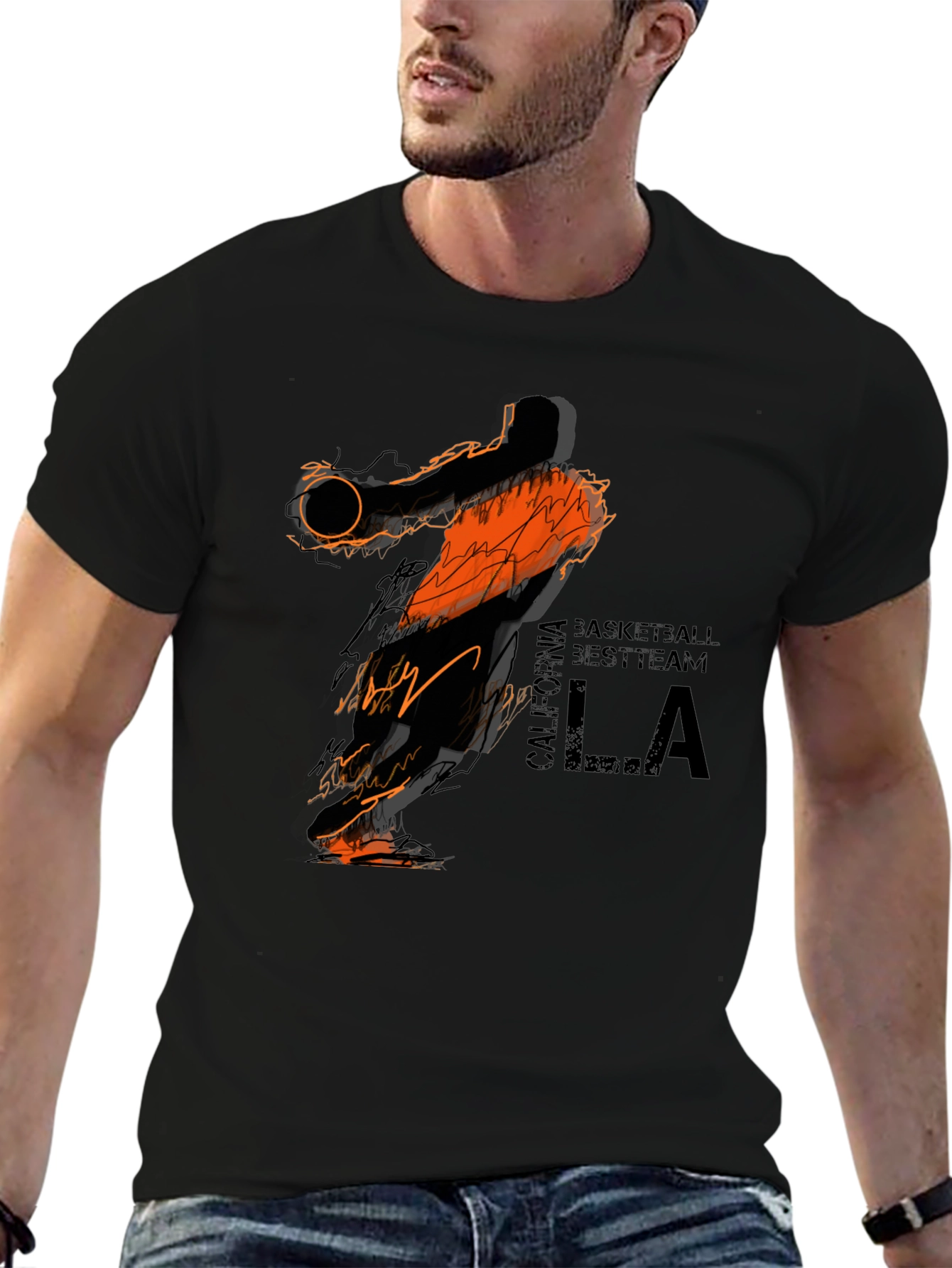 Basketball Player LA T-Shirt
