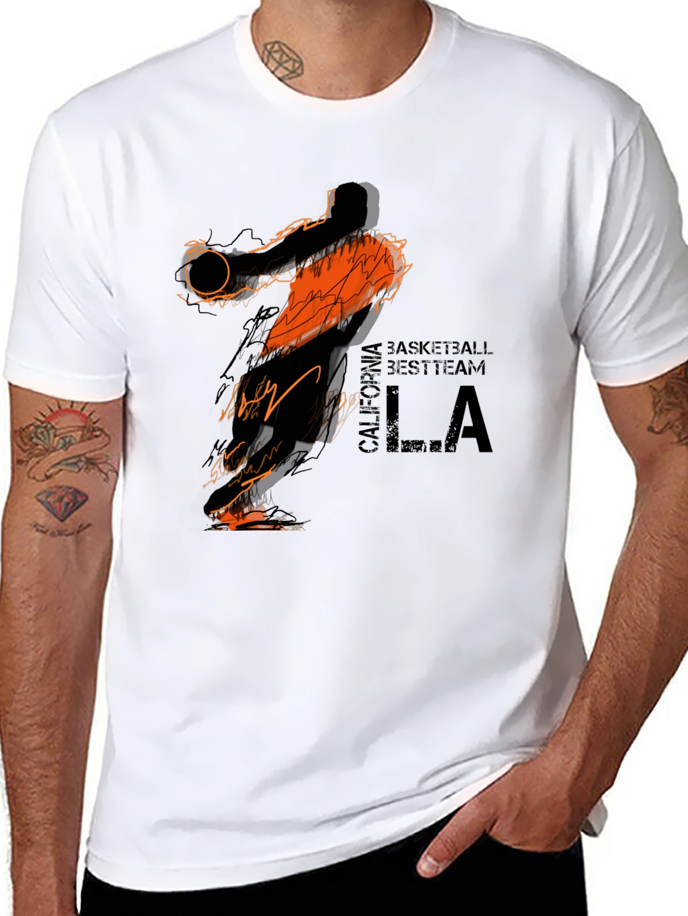 Basketball Player LA T-Shirt