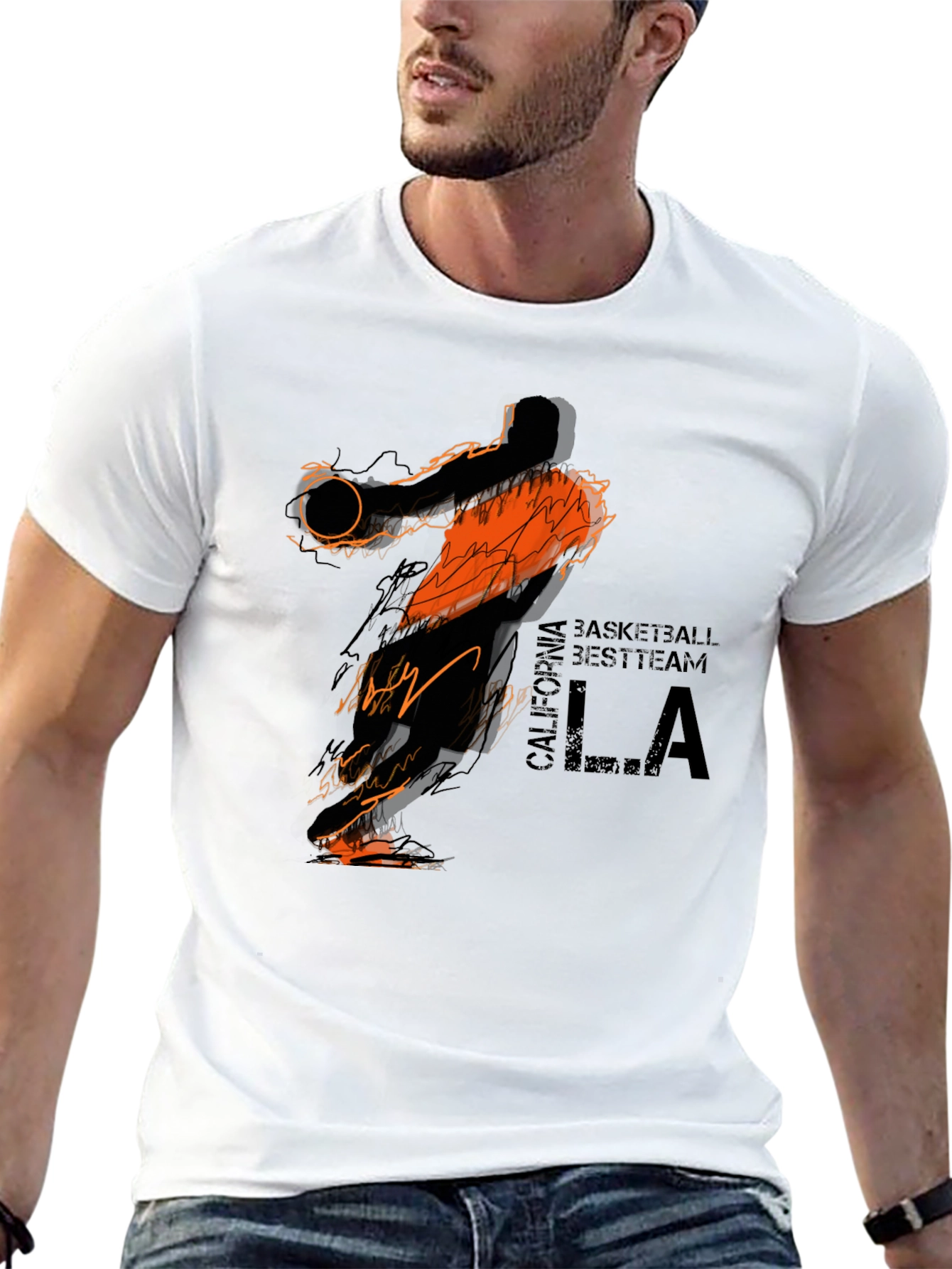 Basketball Player LA T-Shirt