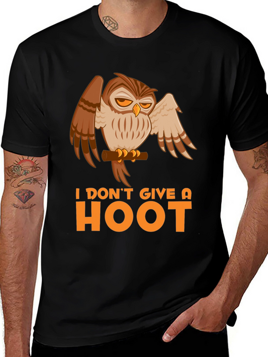 I Dont Give a Hoot Owl Graphic Tee