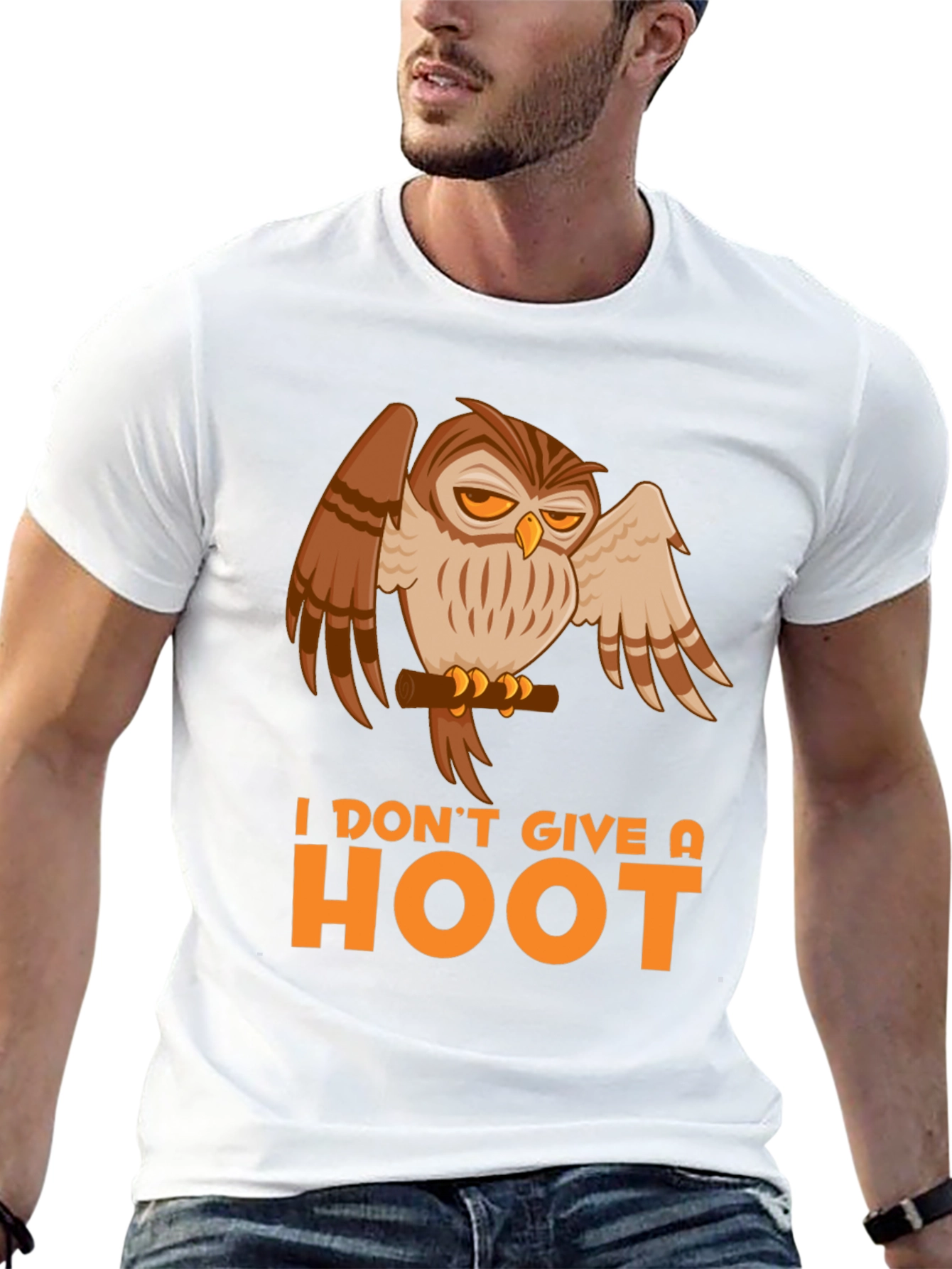 I Dont Give a Hoot Owl Graphic Tee