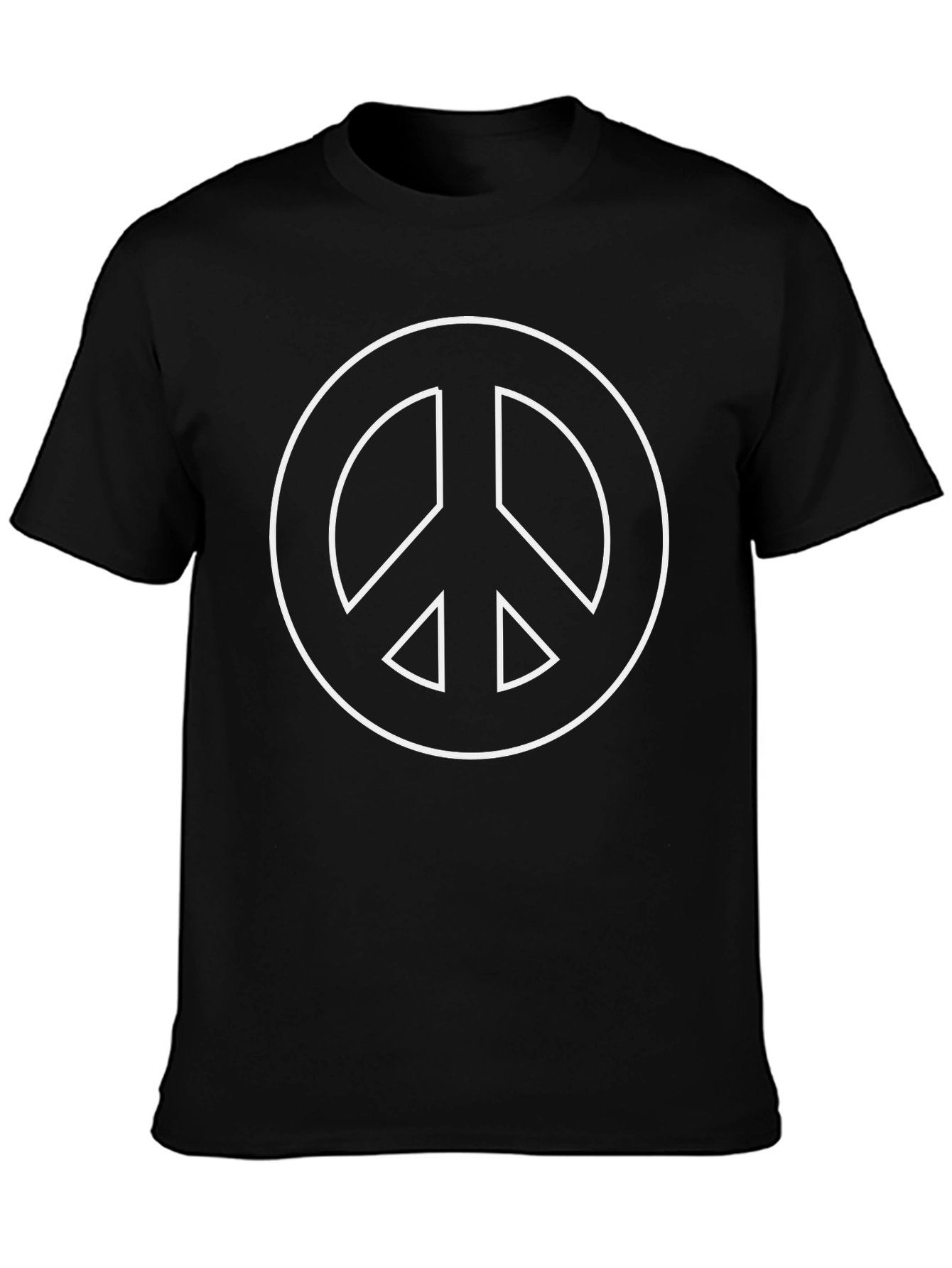 Peace Sign Black T-Shirt