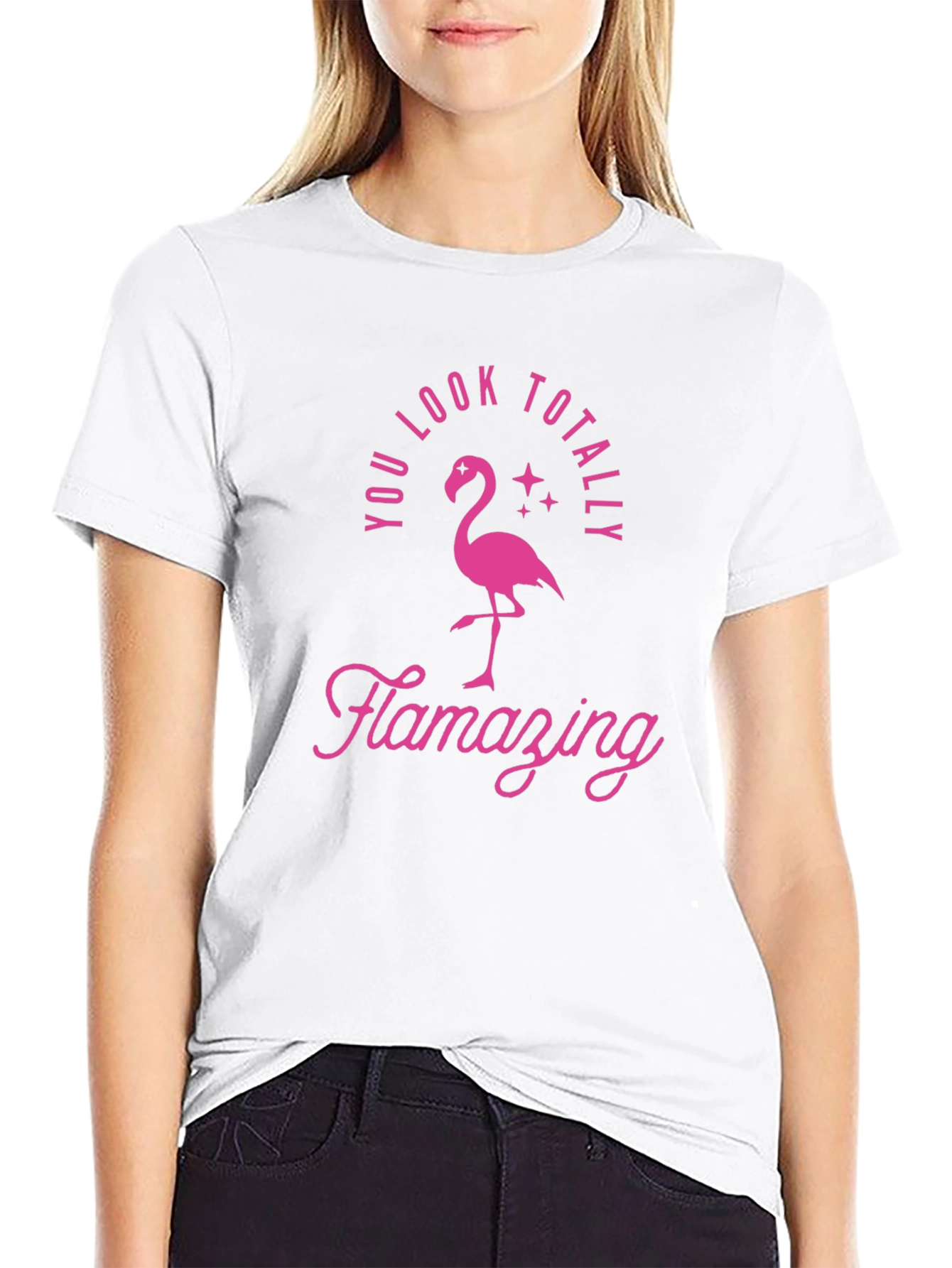 Flamazing Flamingo Graphic Tee - You Look Totally...
