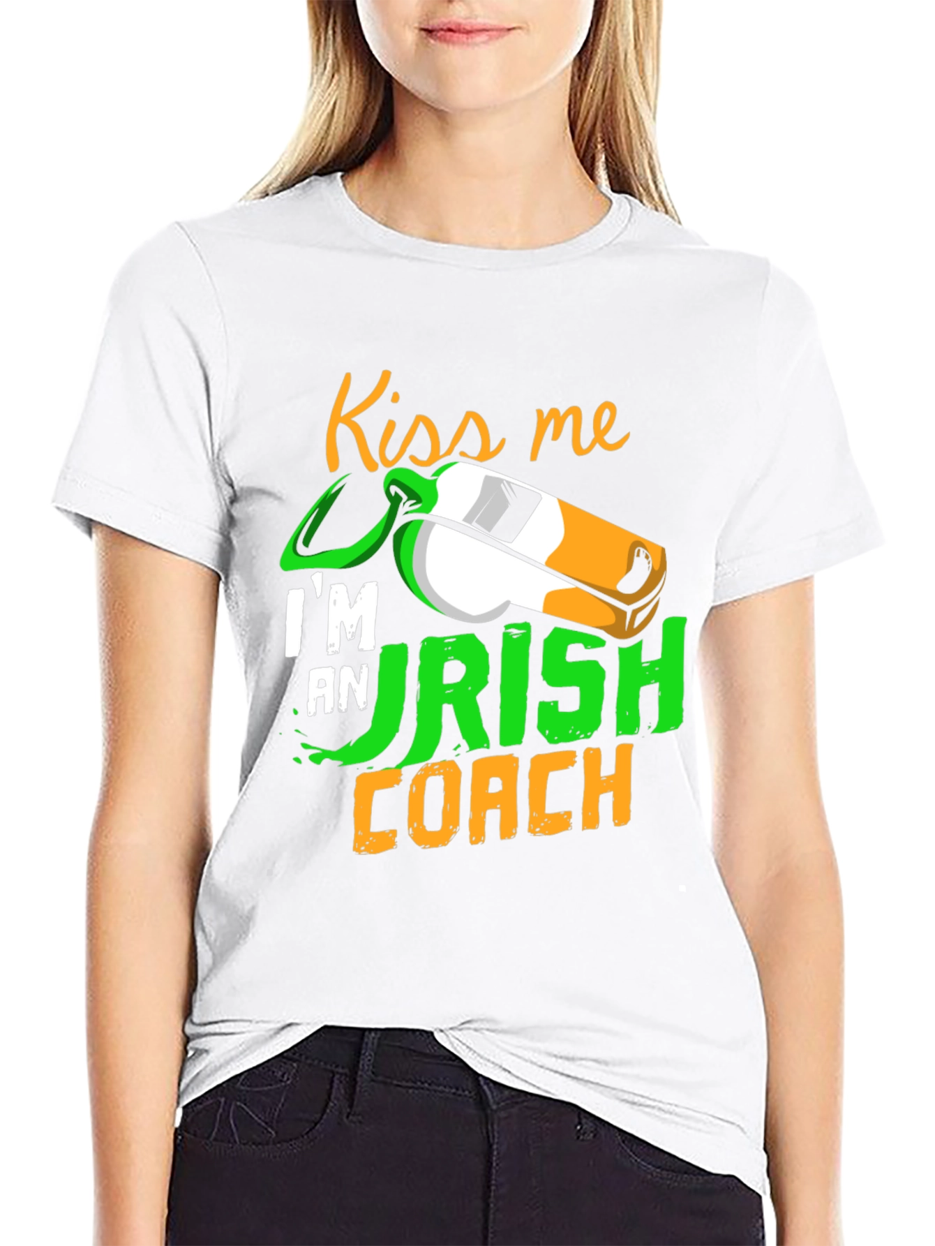 Kiss Me Im an Irish Coach T-Shirt