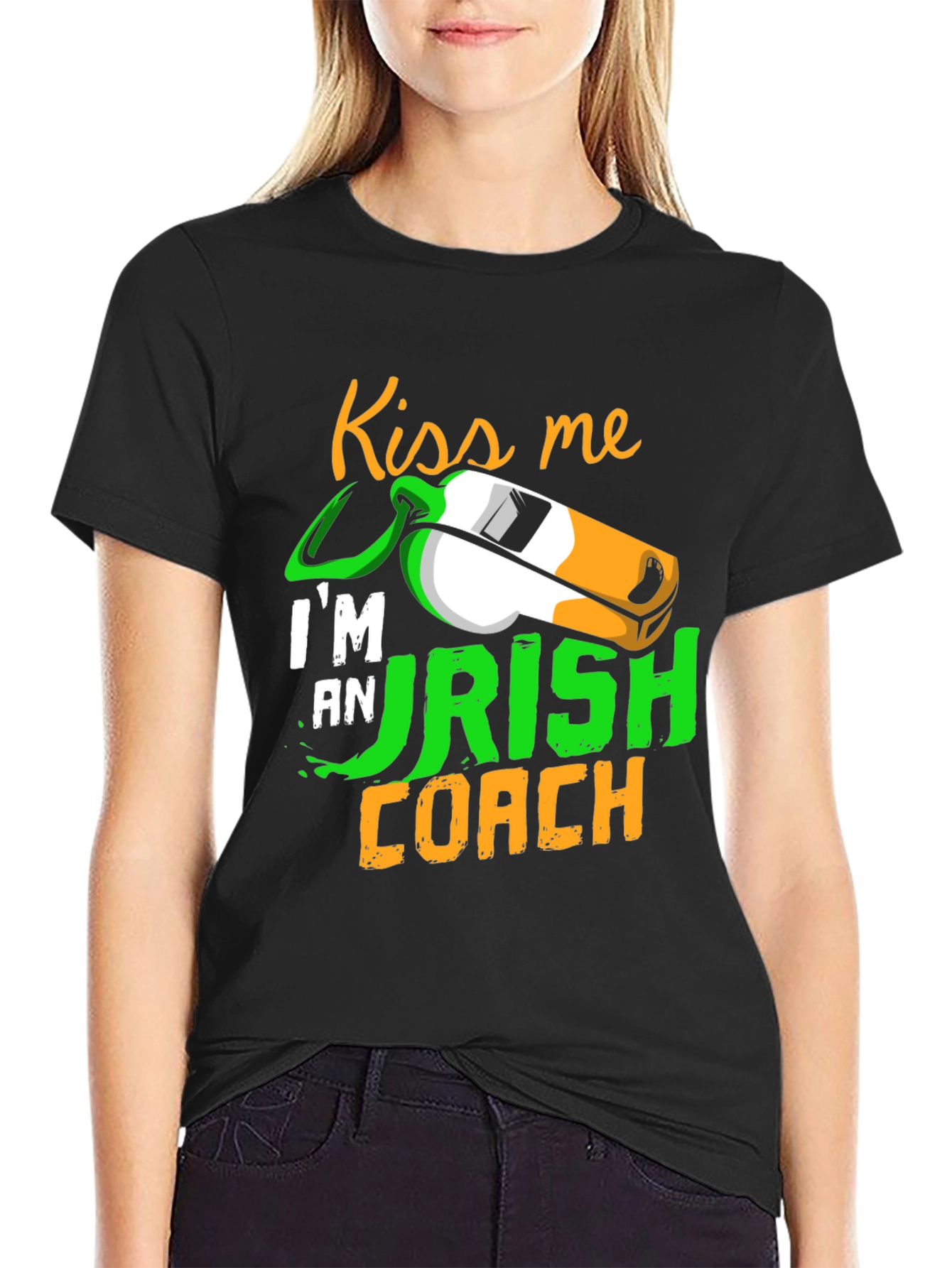 Kiss Me Im an Irish Coach T-Shirt