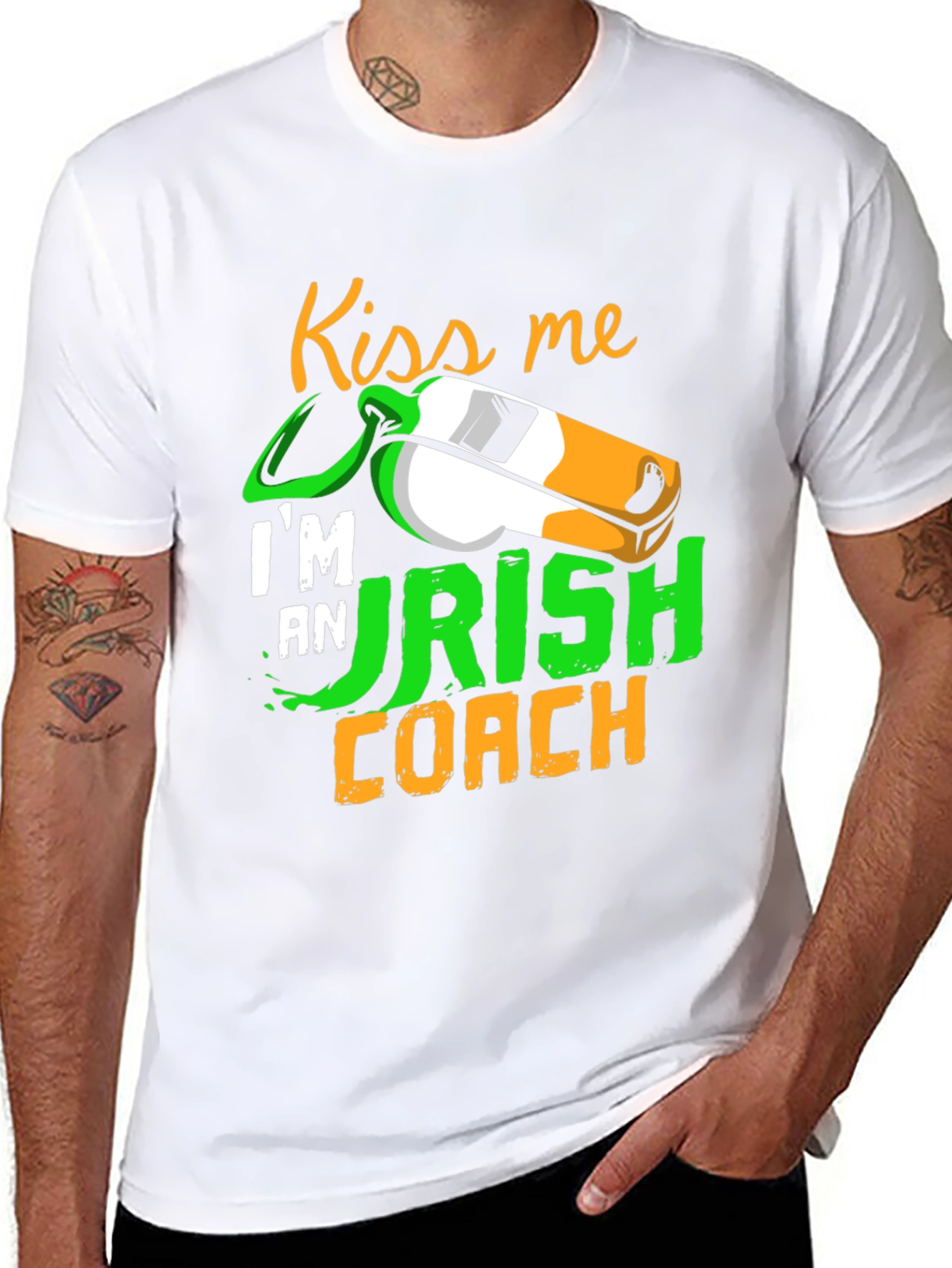 Kiss Me Im an Irish Coach T-Shirt