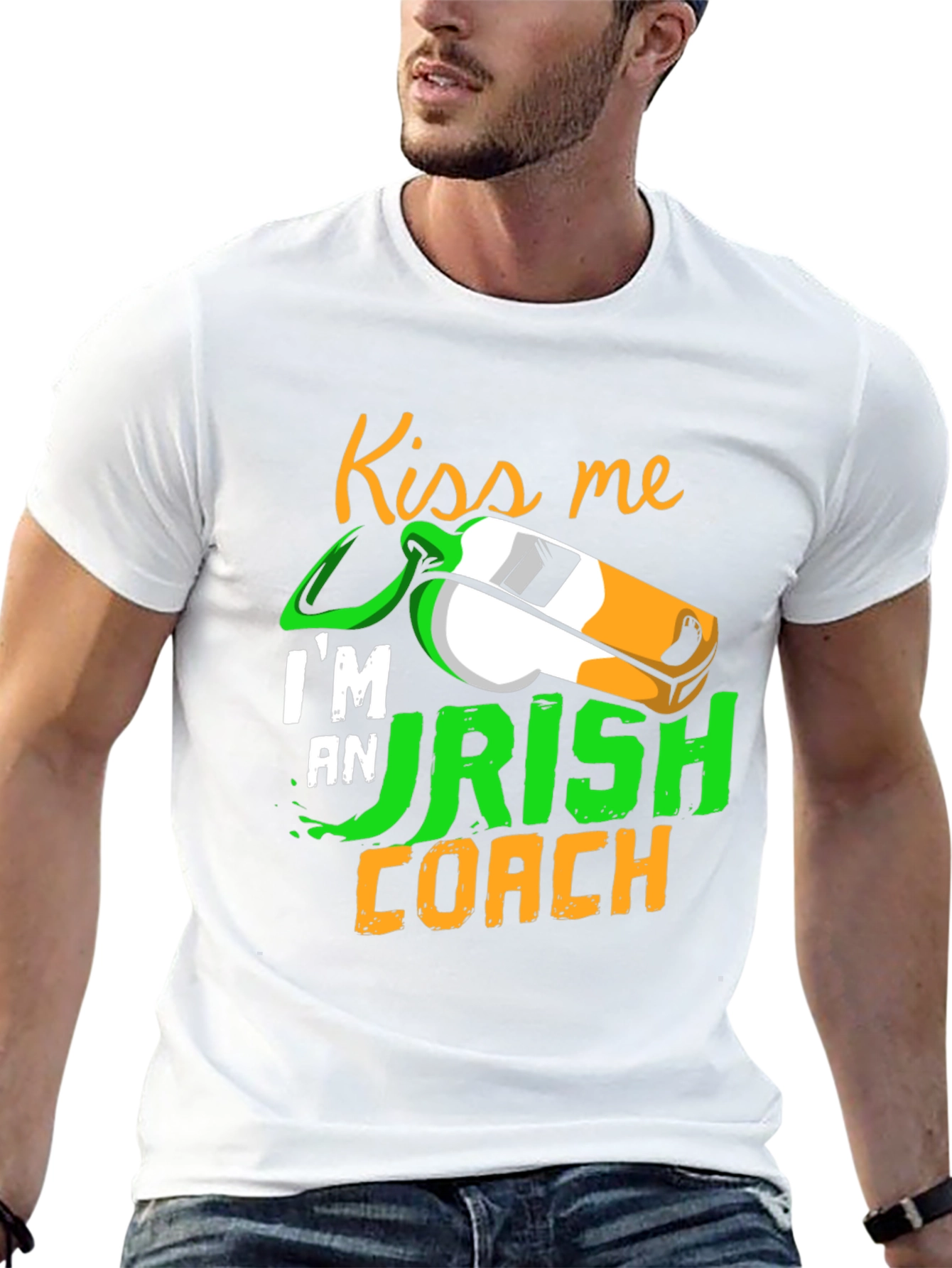Kiss Me Im an Irish Coach T-Shirt