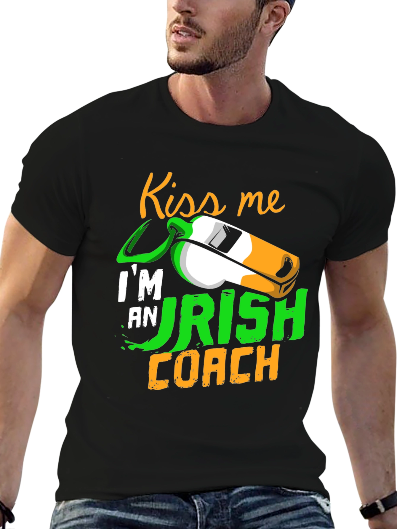Kiss Me Im an Irish Coach T-Shirt