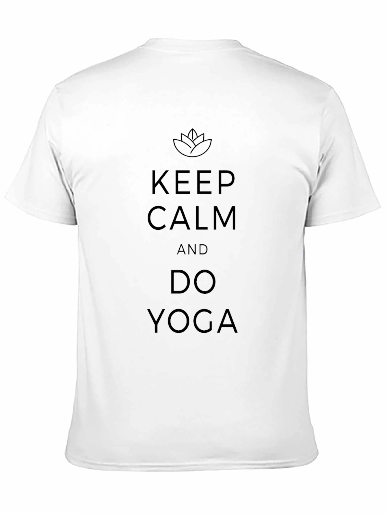 Keep Calm and Do Yoga Black T-Shirt