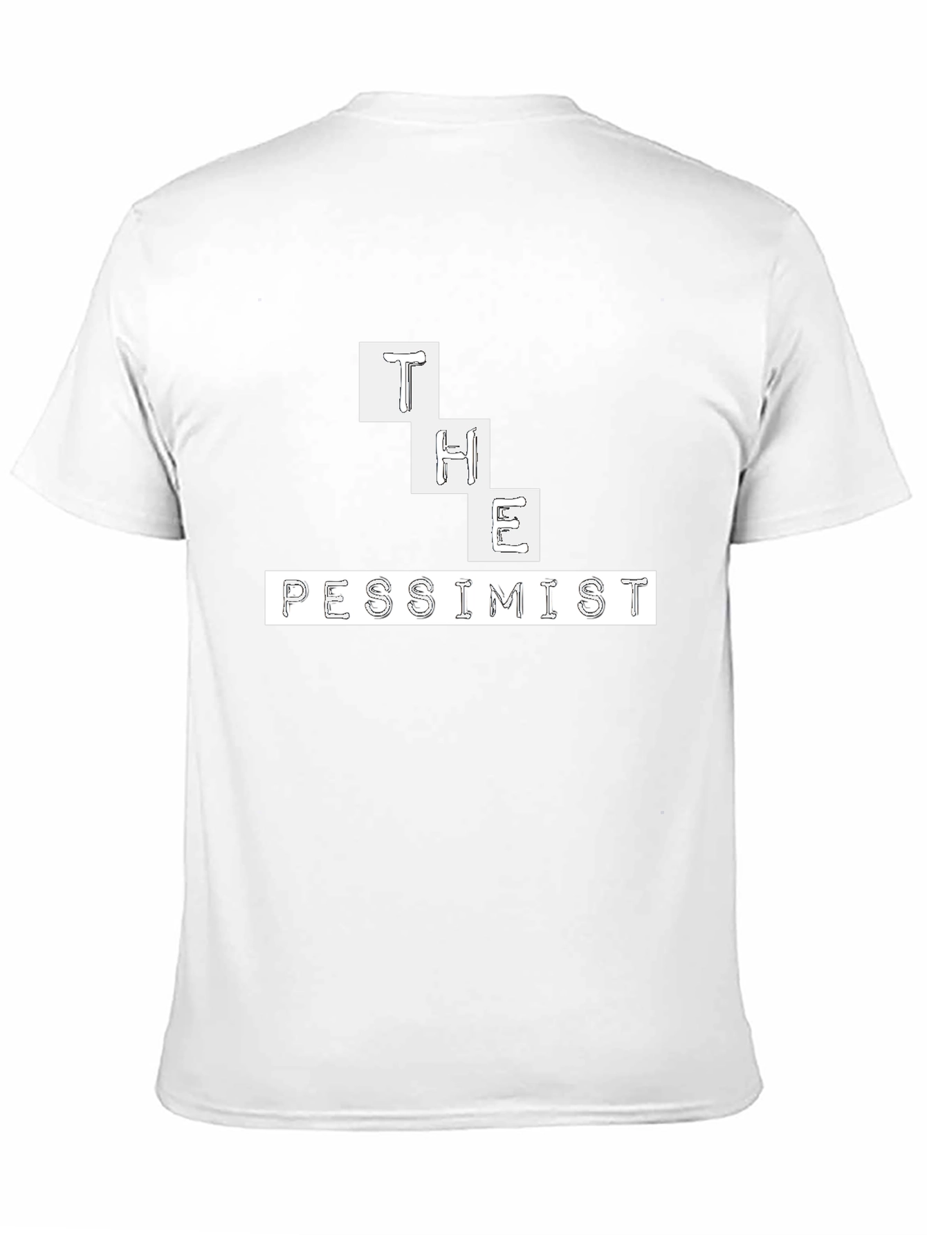 The Pessimist Graphic Tee - Black Cotton Casual Shirt