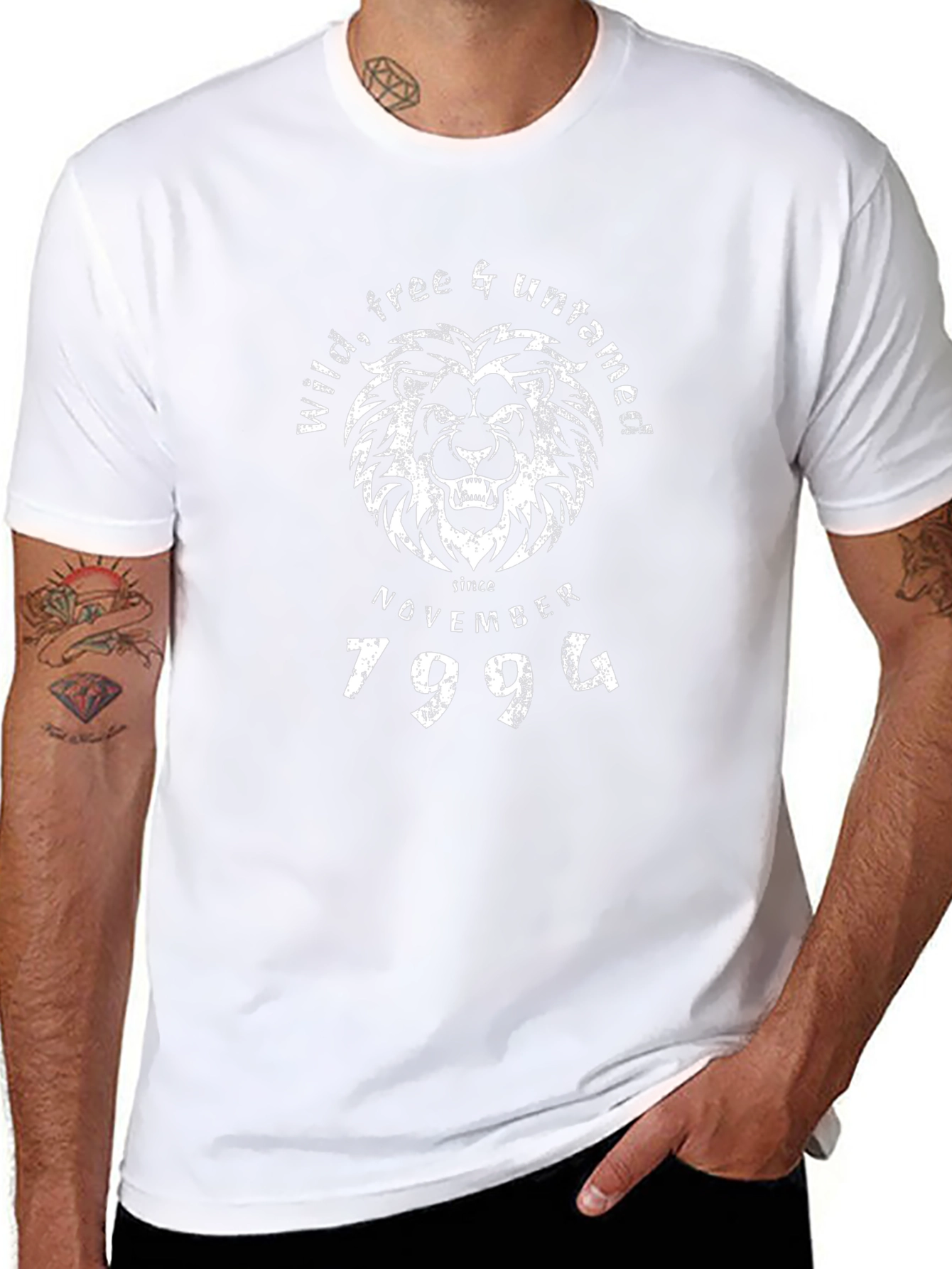 Wild Free & Untamed Lion Tee - November 1994