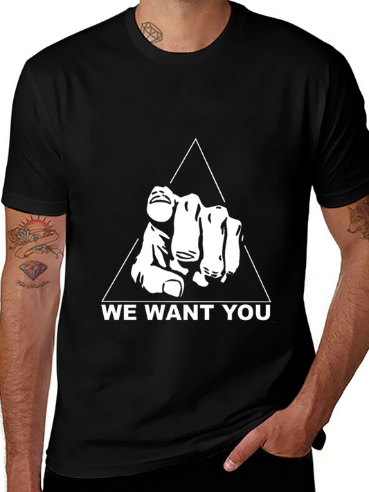 We Want You Graphic T-Shirt
