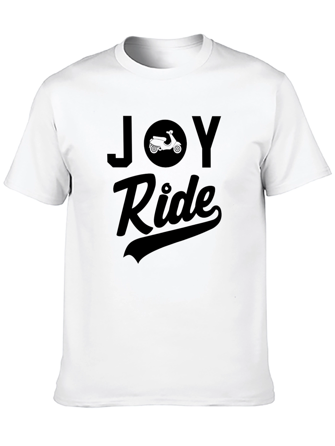 Joy Ride Scooter Graphic T-Shirt - Classic Black