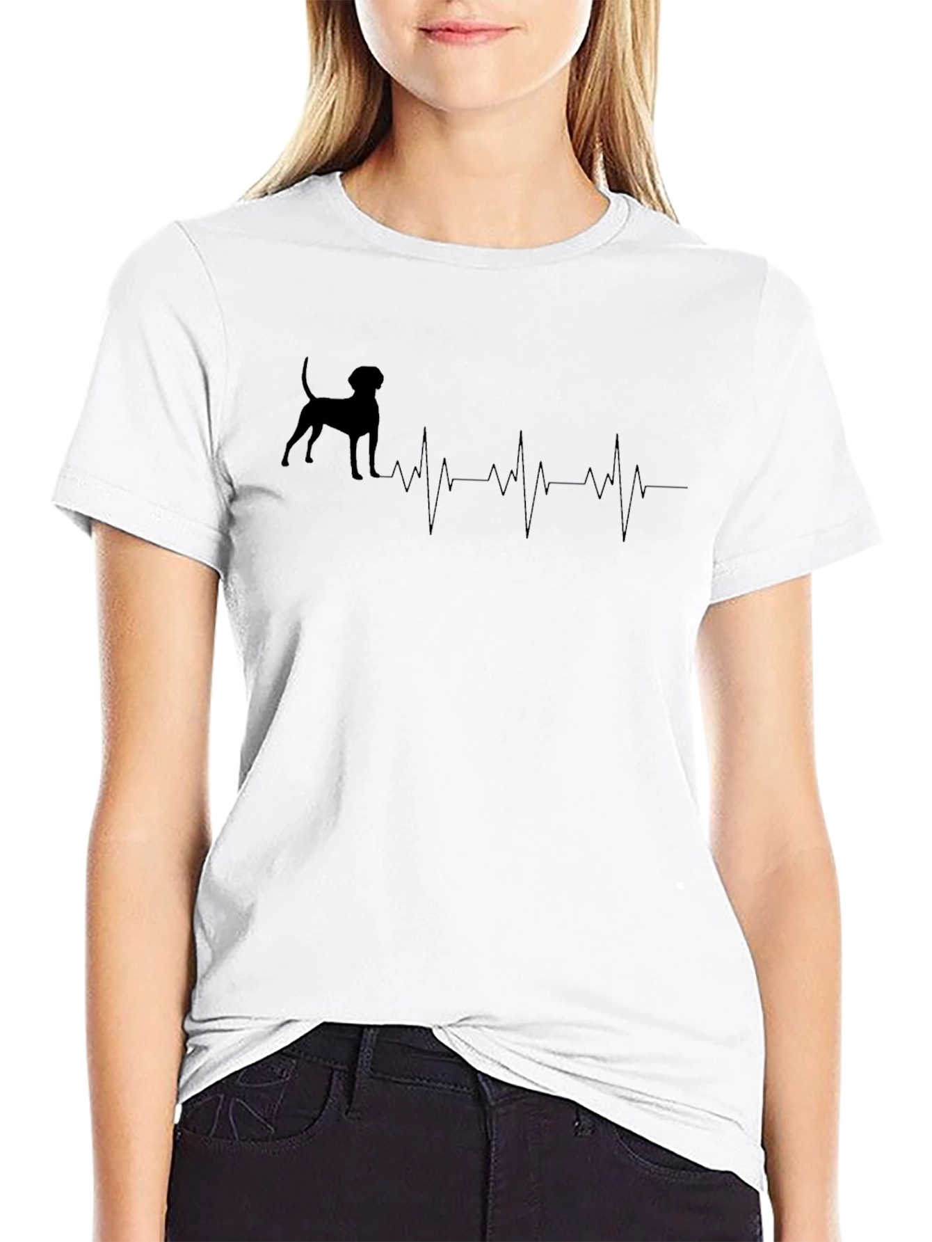 Dog Heartbeat Graphic Tee