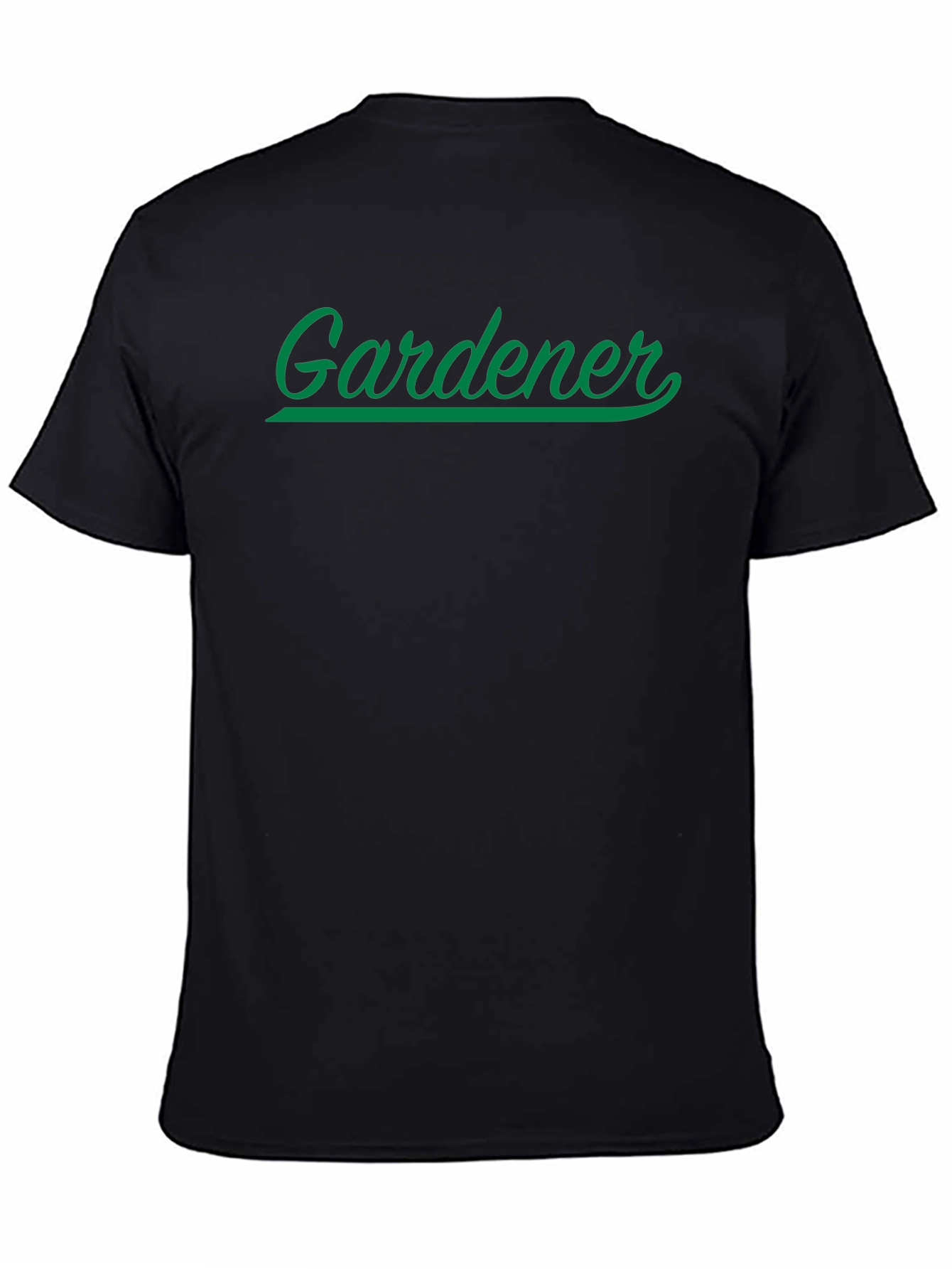 Gardener T-Shirt - Black Cotton Graphic Tee