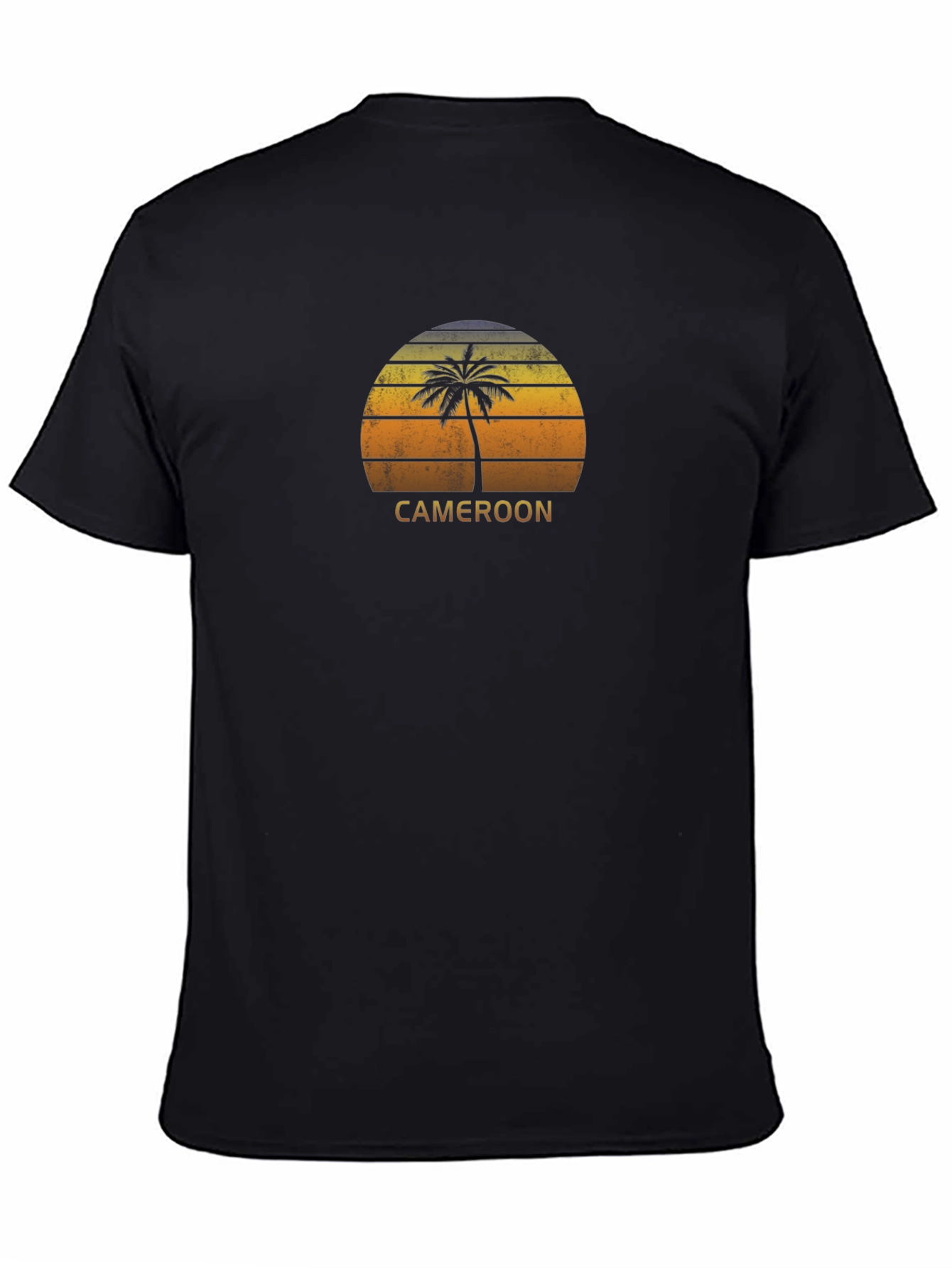 Cameroon Palm Tree Sunset Graphic T-Shirt