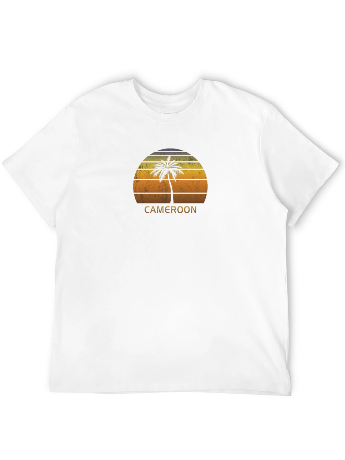 Cameroon Palm Tree Sunset Graphic T-Shirt
