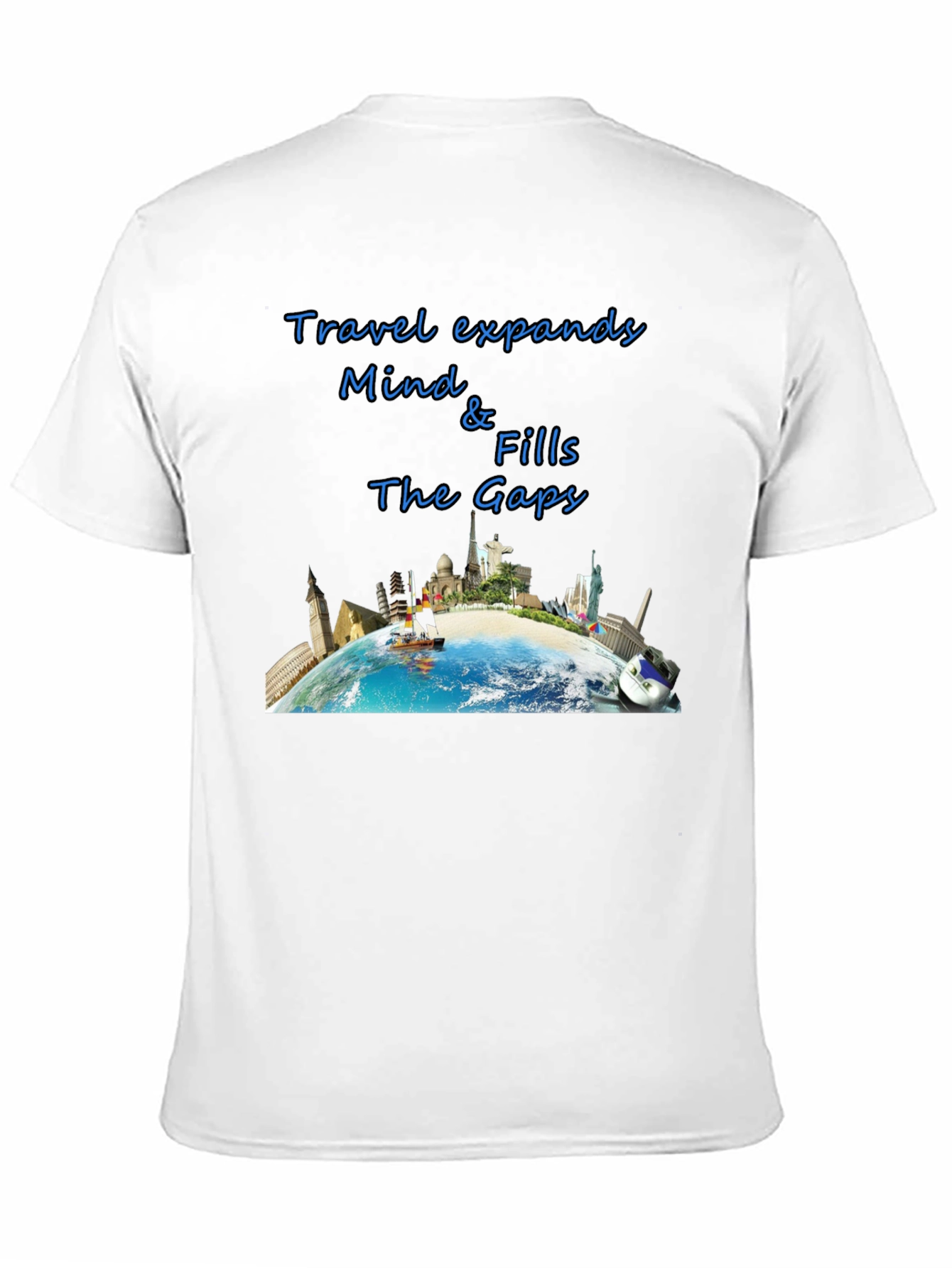 Travel-Themed Graphic T-Shirt