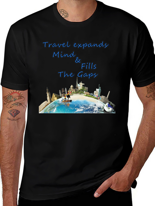 Travel-Themed Graphic T-Shirt