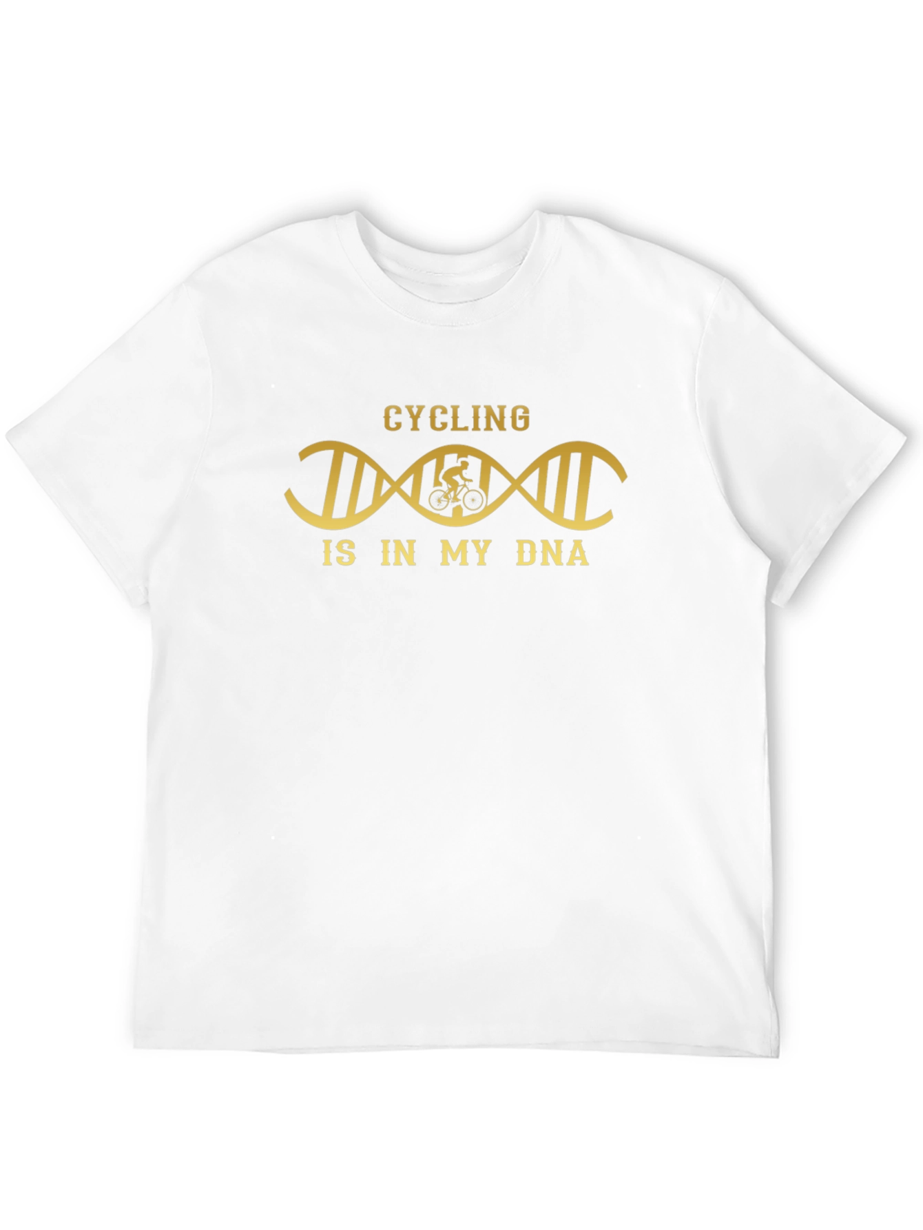 Cycling DNA T-Shirt - Black Graphic Tee
