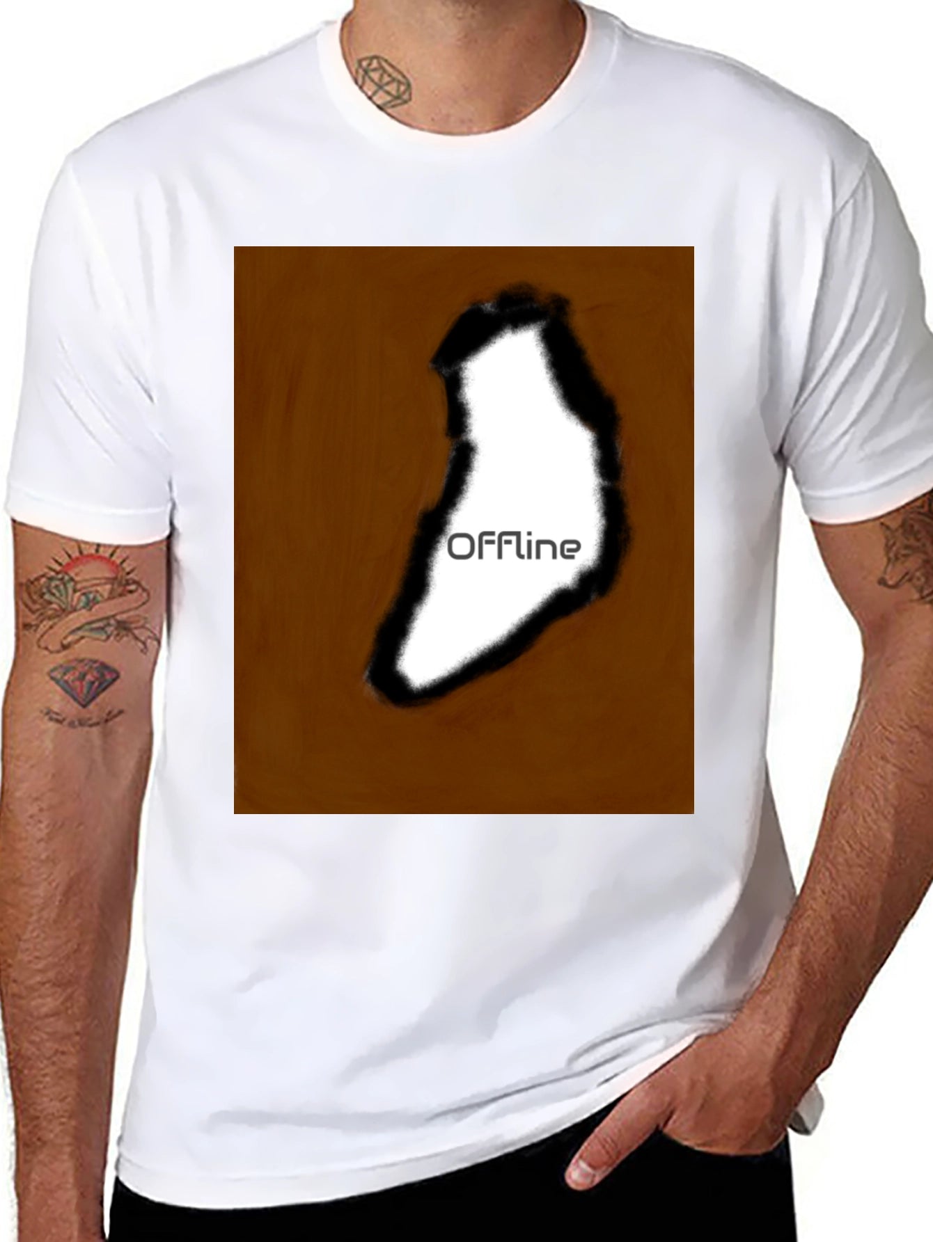 Offline Mode Graphic Tee - Unique Design