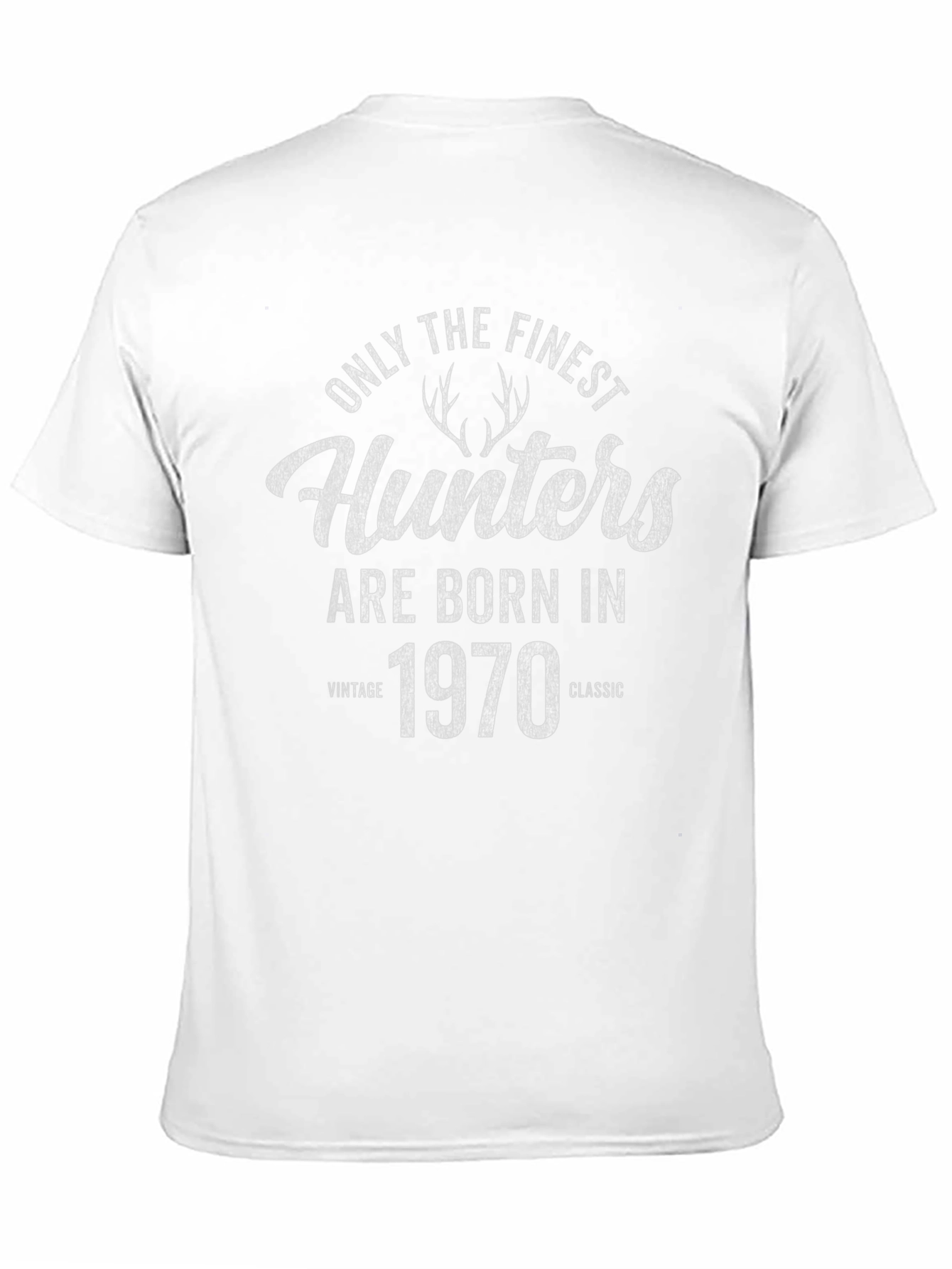 Finest Hunters Born in 1970 Black Graphic Tee