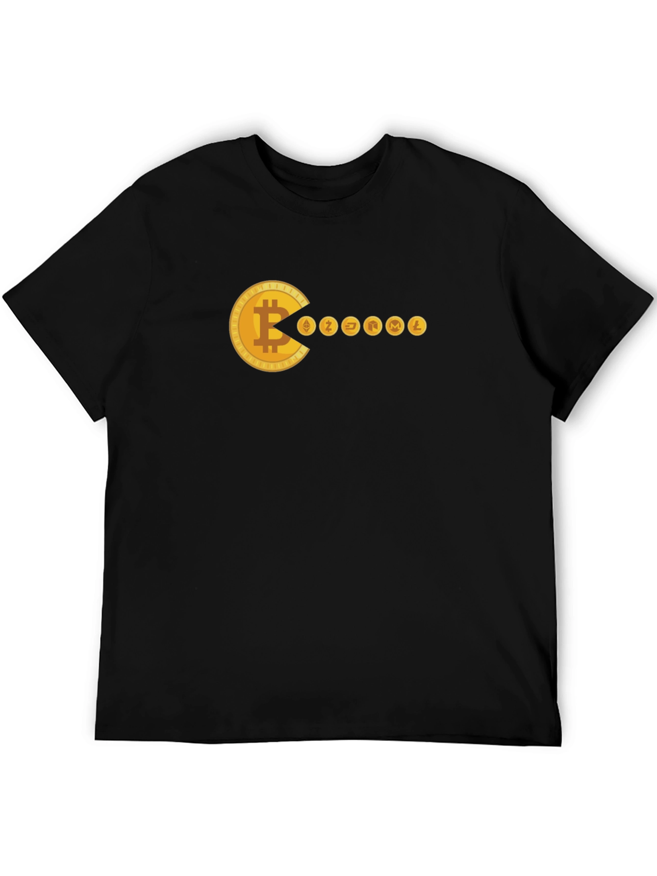 Bitcoin Pac-Man Crypto T-Shirt