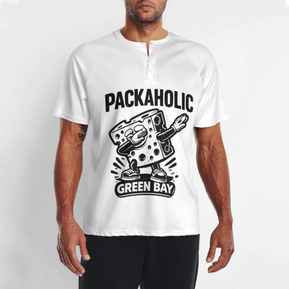 Packaholic Green Bay Football Fan Graphic T-Shirt – Funny Cheese Head Sports Tee for Game Day(z366)