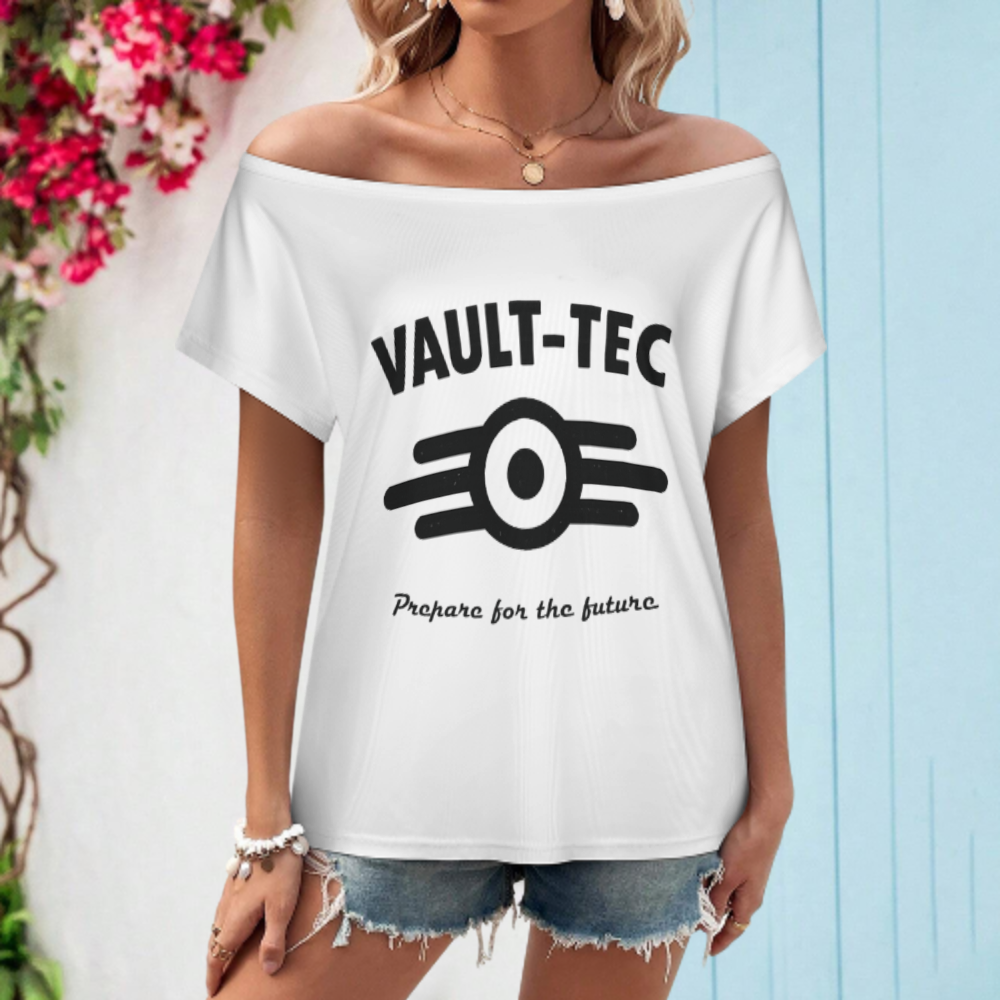 Vault-Tec Retro Gaming Tee – Futuristic Wasteland Inspired Graphic Shirt(z404)