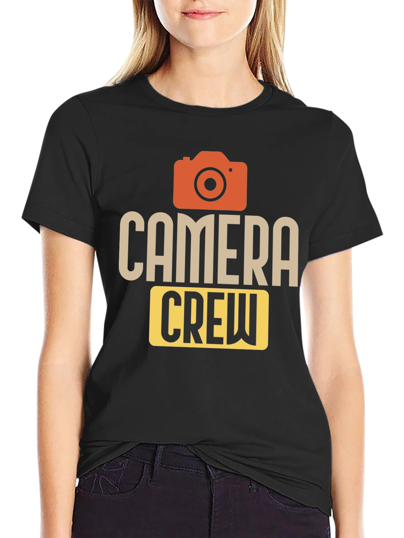 Camera Crew Graphic T-Shirt - Photography Fan Apparel
