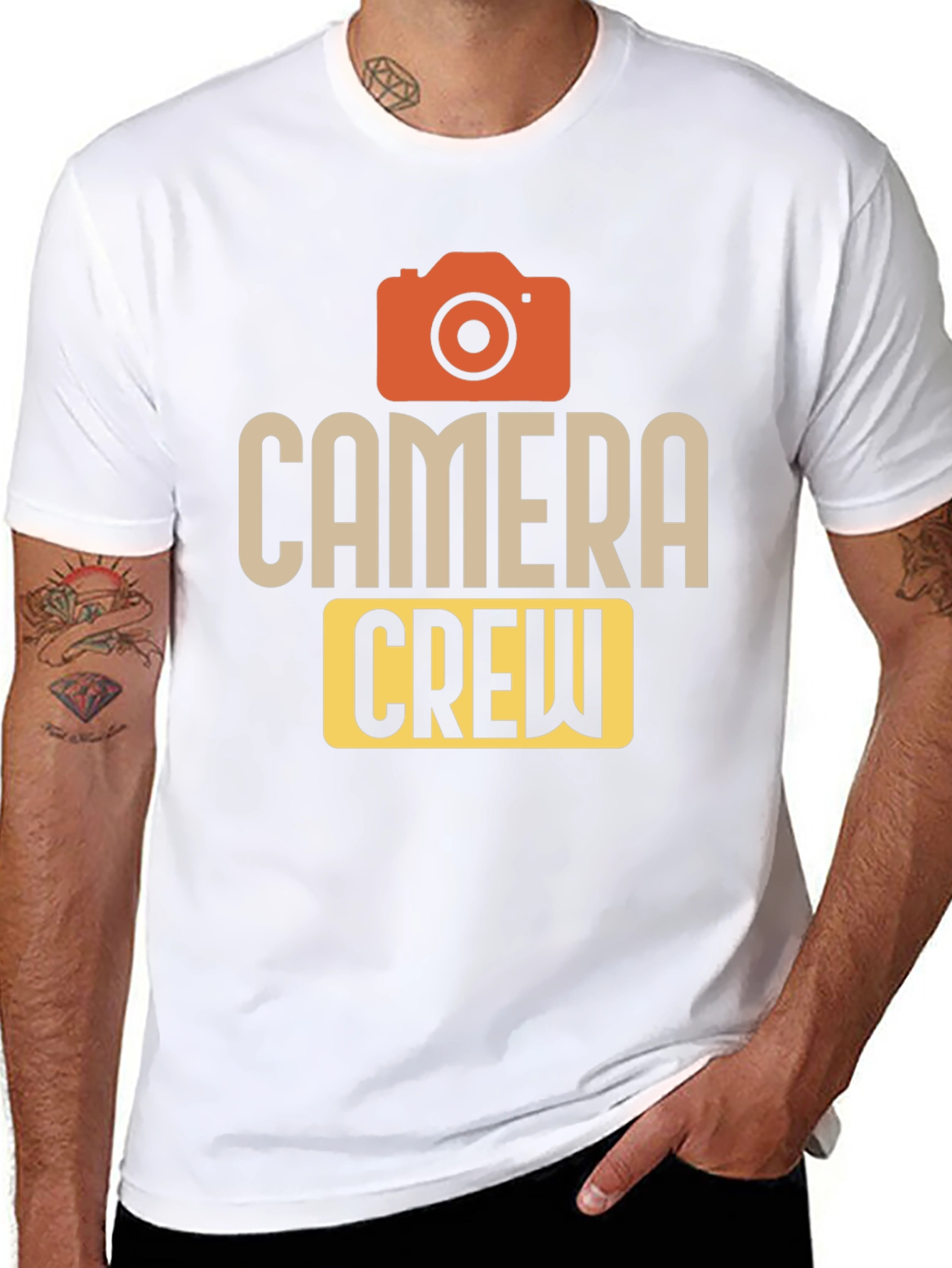 Camera Crew Graphic T-Shirt - Photography Fan Apparel