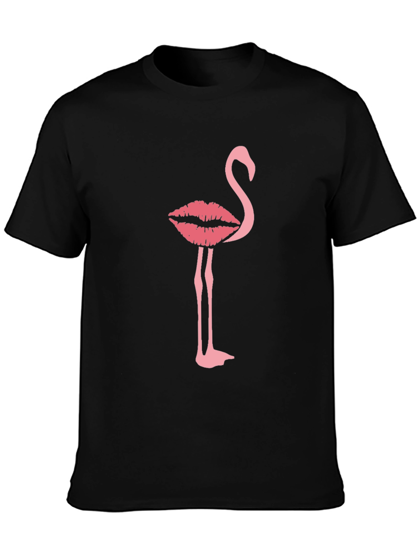 Lip Flamingo T-Shirt - Unique Graphic Tee