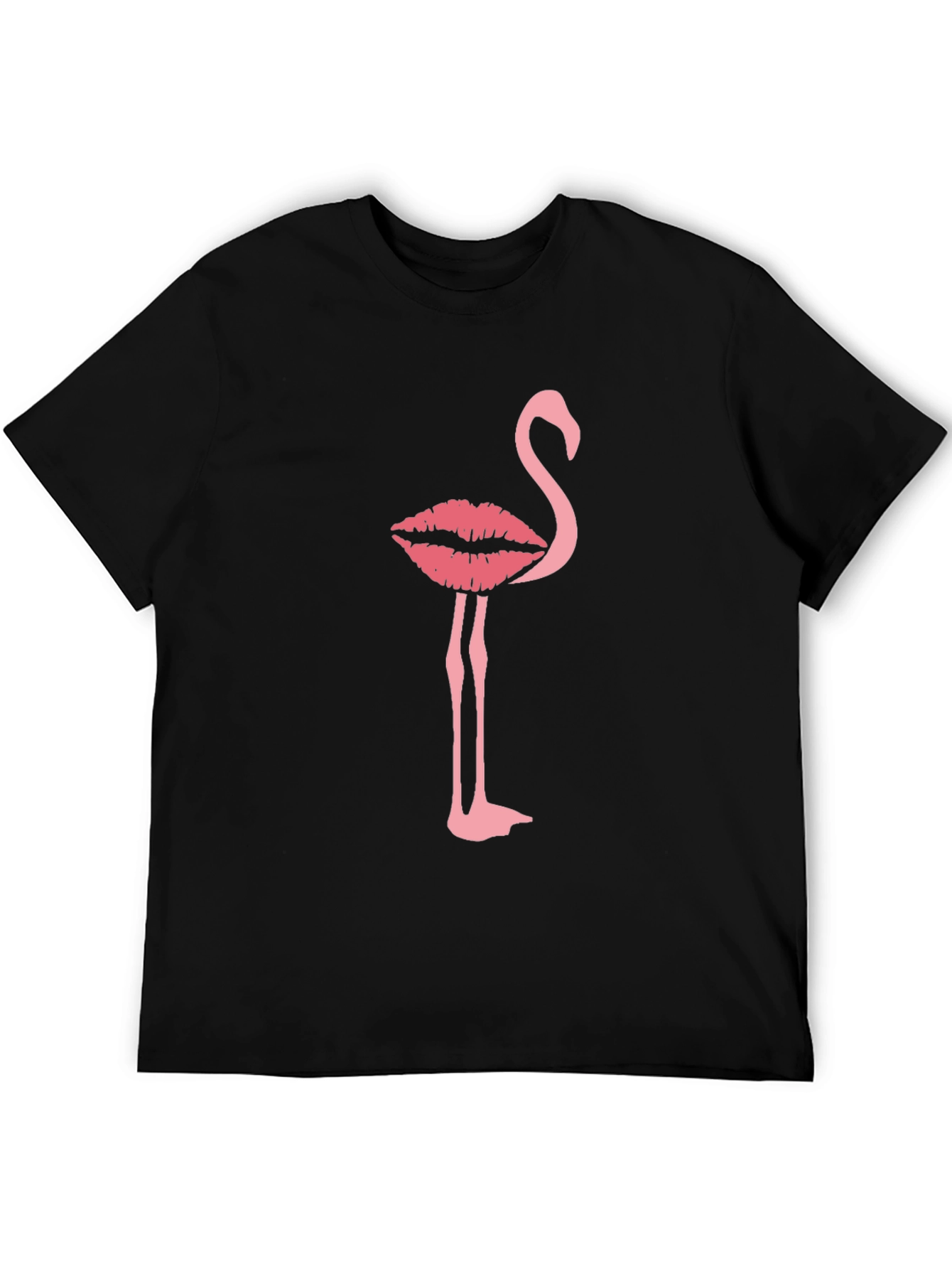 Lip Flamingo T-Shirt - Unique Graphic Tee