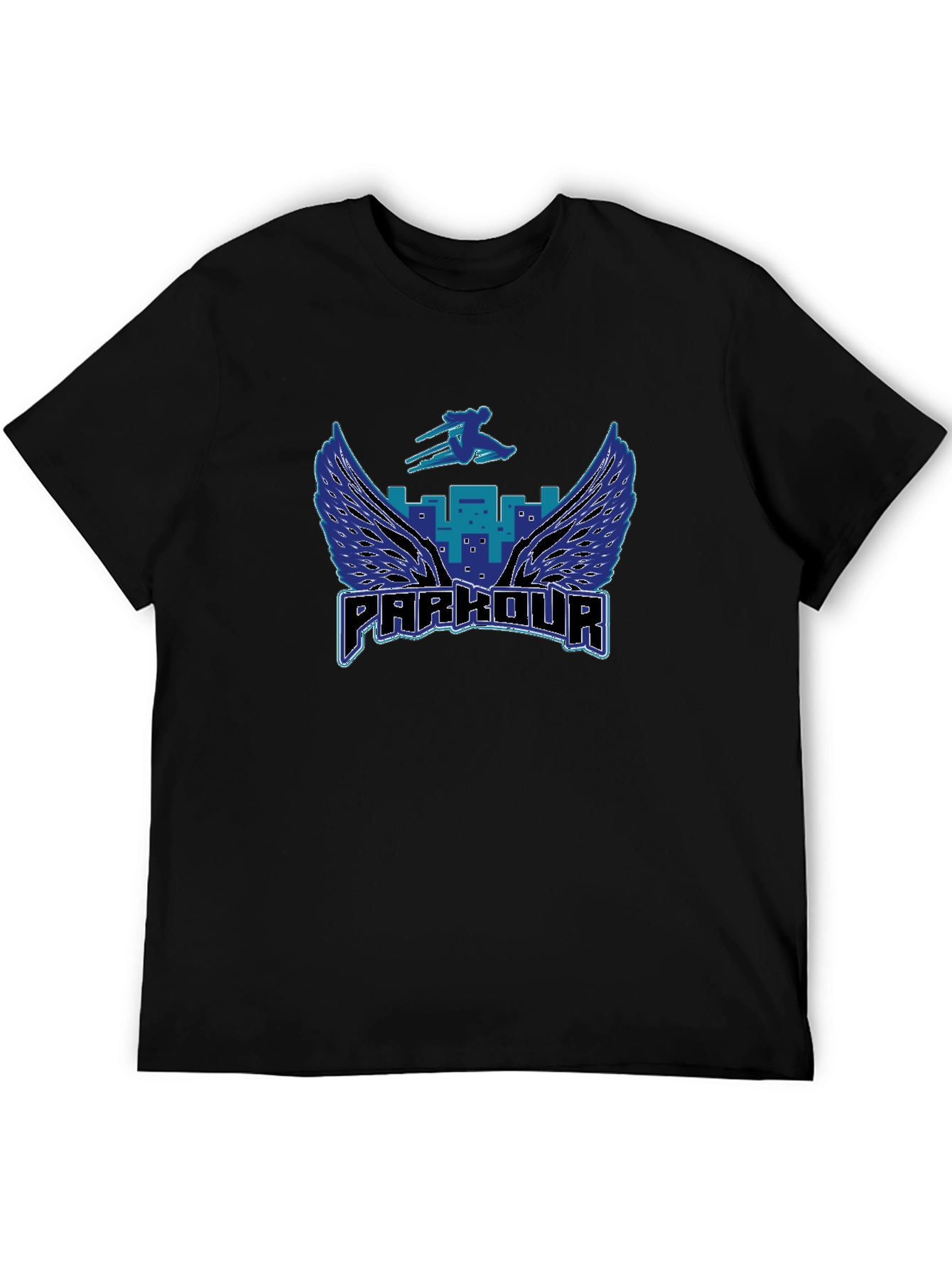 Parkour Wings Graphic Tee - Urban Style Shirt