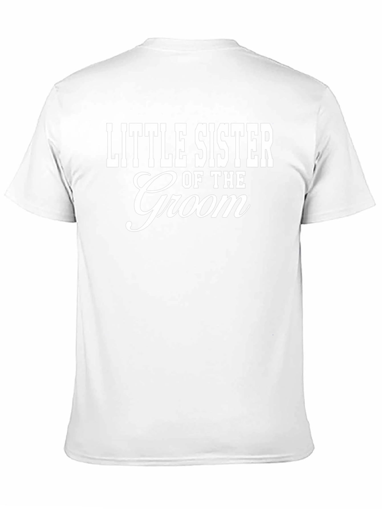 Little Sister of the Groom T-Shirt - Wedding Party