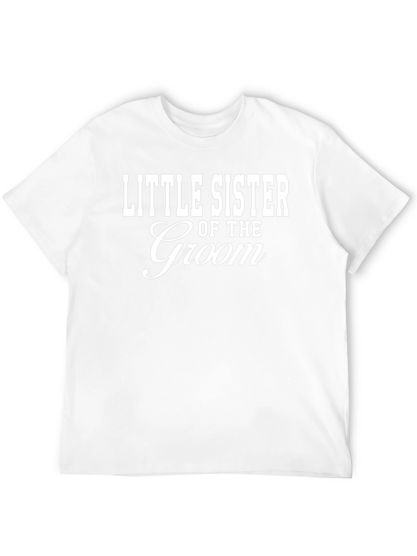 Little Sister of the Groom T-Shirt - Wedding Party