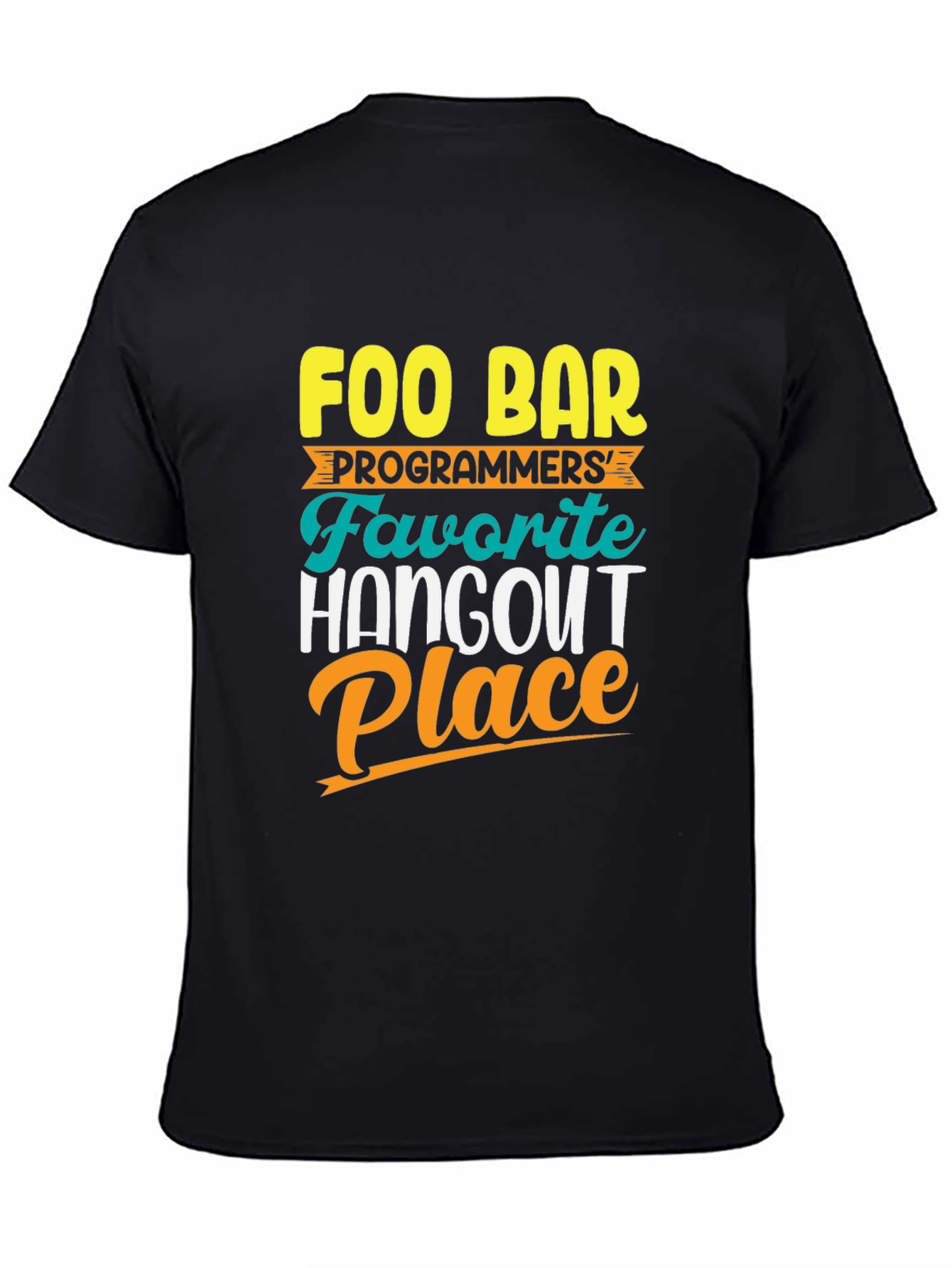 Foo Bar Programmers Hangout Graphic Tee