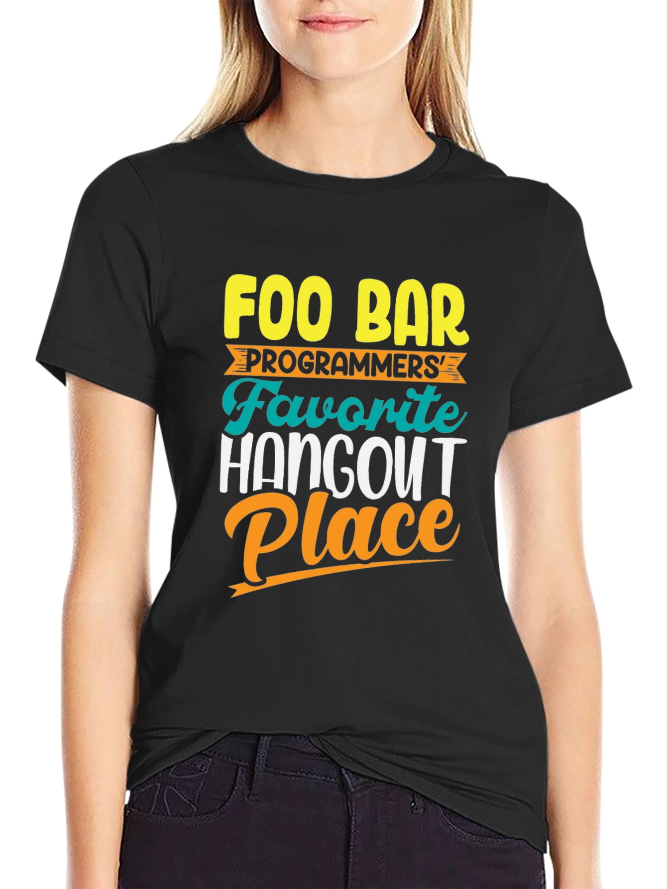 Foo Bar Programmers Hangout Graphic Tee