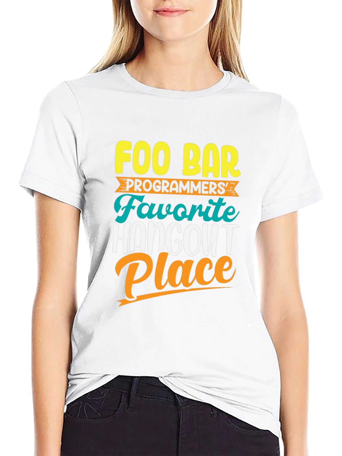 Foo Bar Programmers Hangout Graphic Tee