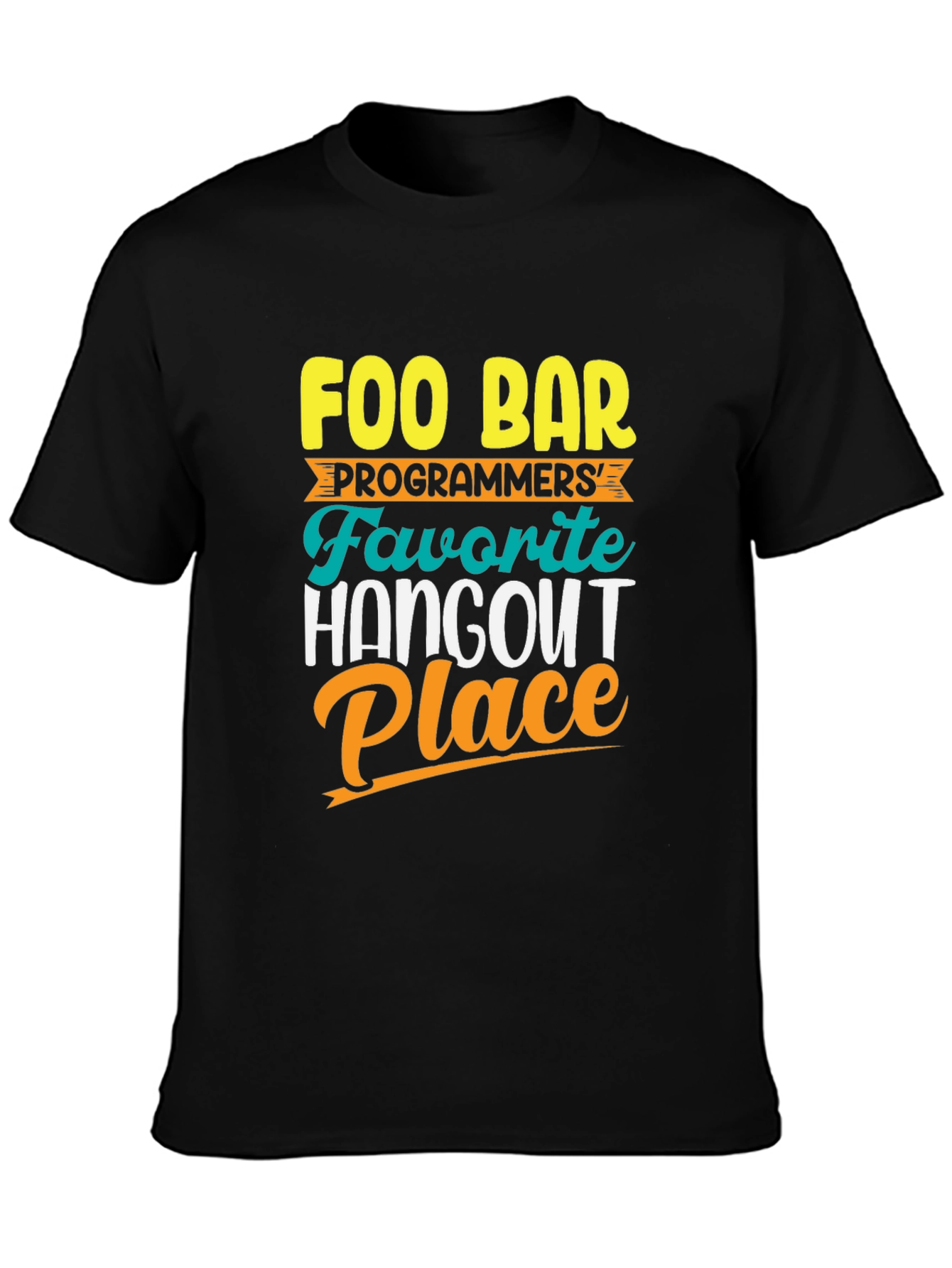 Foo Bar Programmers Hangout Graphic Tee
