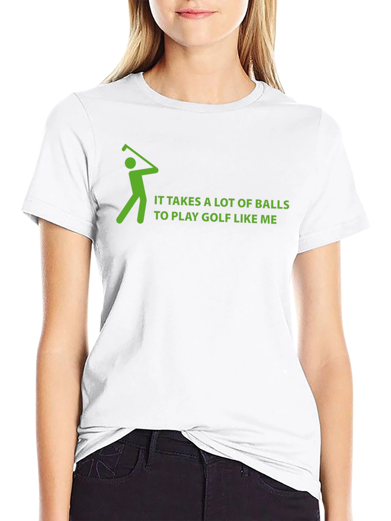 Golf Humor T-Shirt: Takes a Lot of Balls