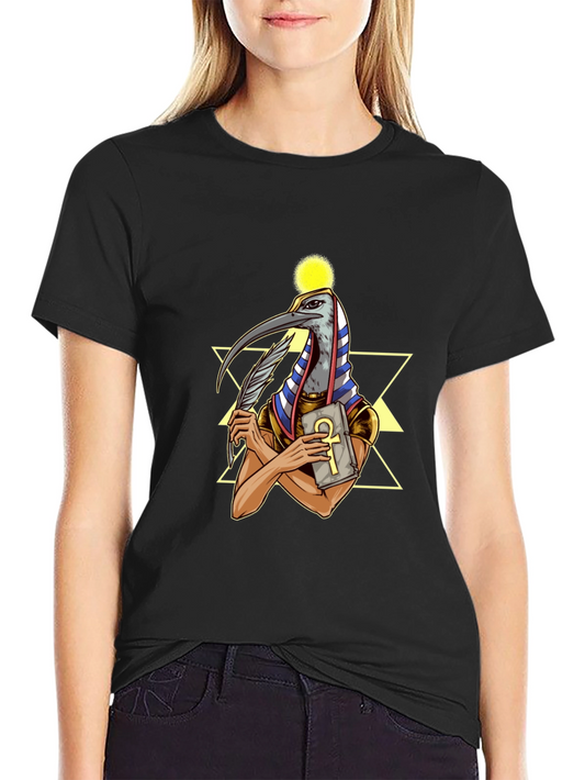 Thoth Graphic Tee - Egyptian God of Knowledge