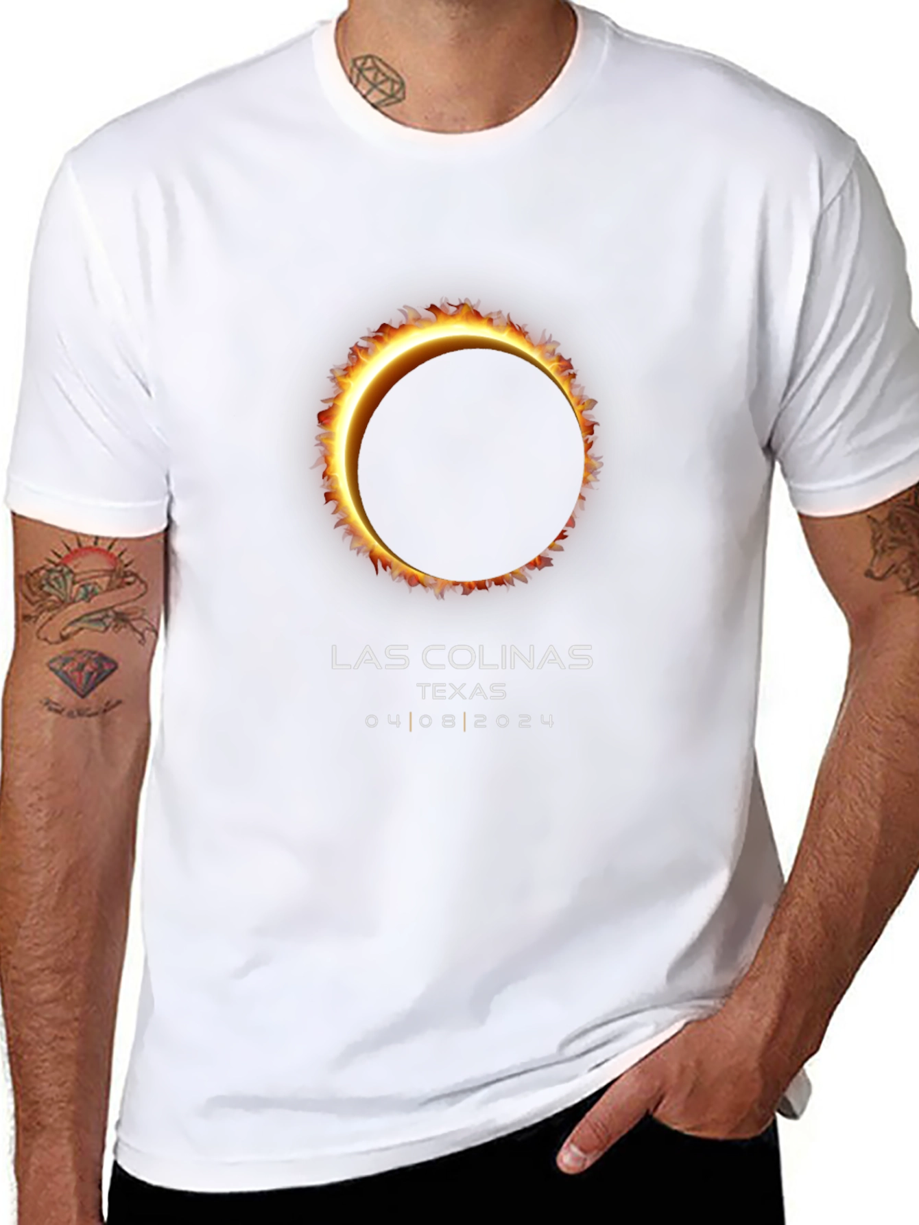 Total Solar Eclipse Las Colinas Texas T-Shirt