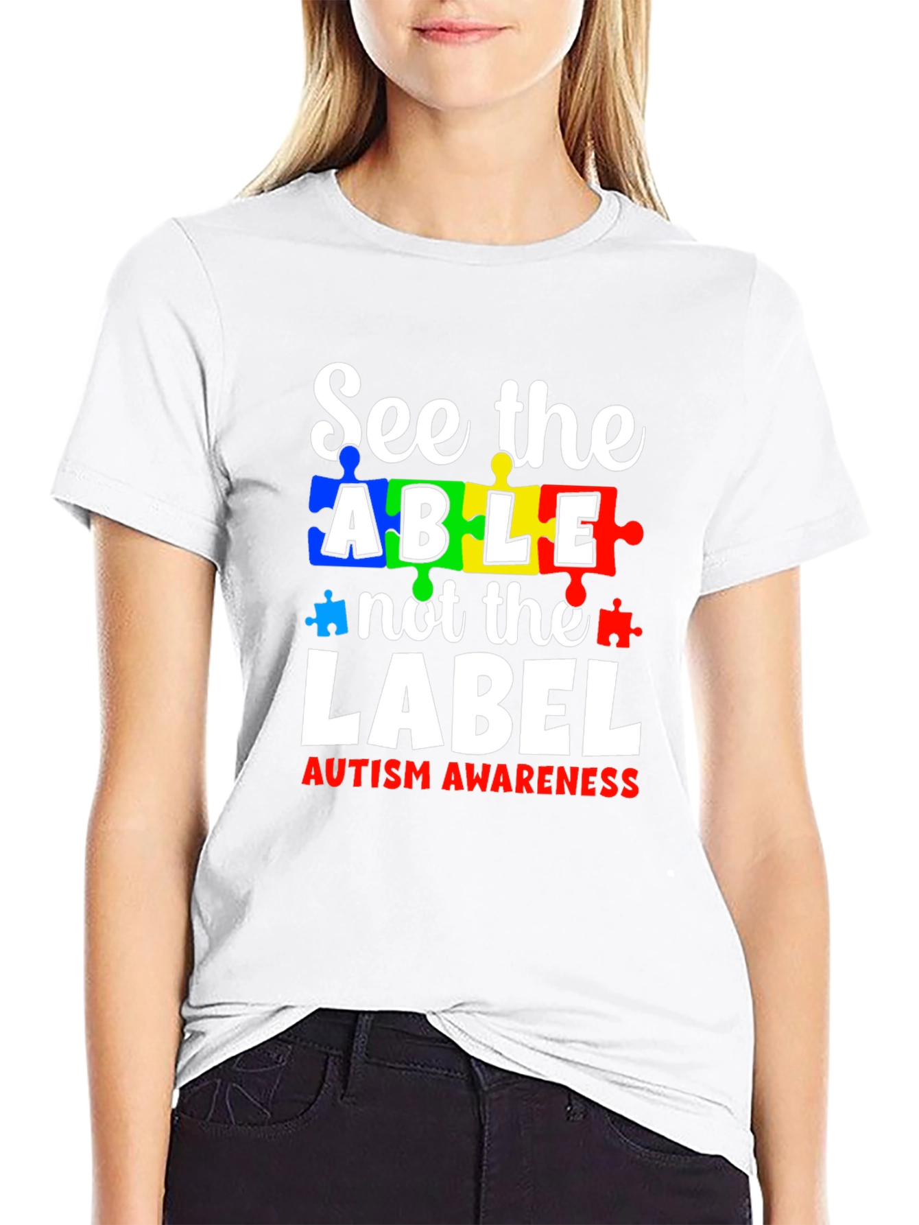 Autism Awareness T-Shirt: See the Able Not the Label