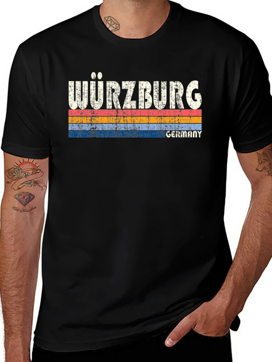 Würzburg Germany Retro T-Shirt