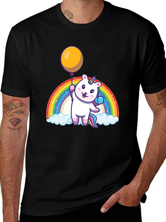Rainbow Unicorn Balloon T-Shirt